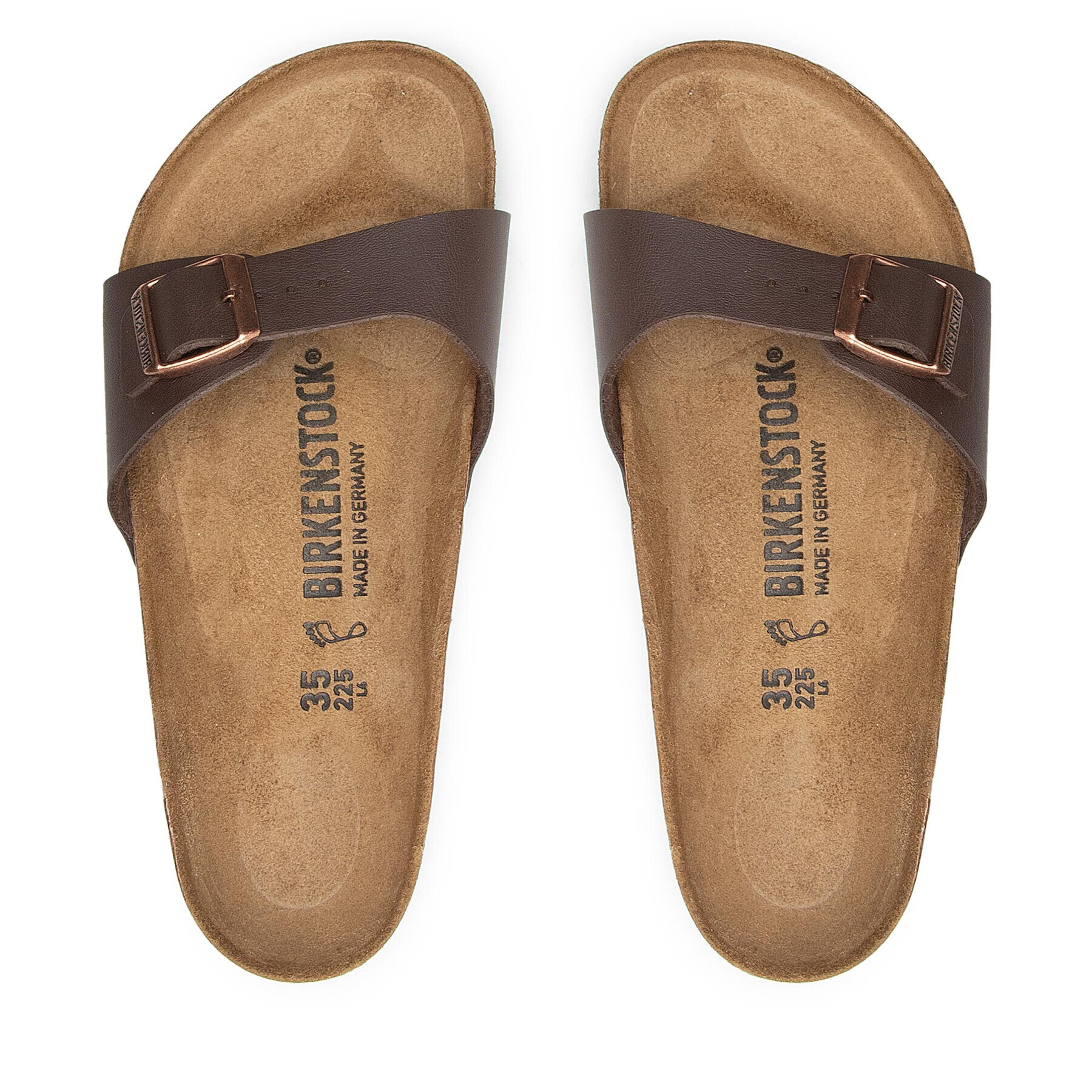 Birkenstock Чехли Madrid Bs 40391 Кафяв - Pepit.bg