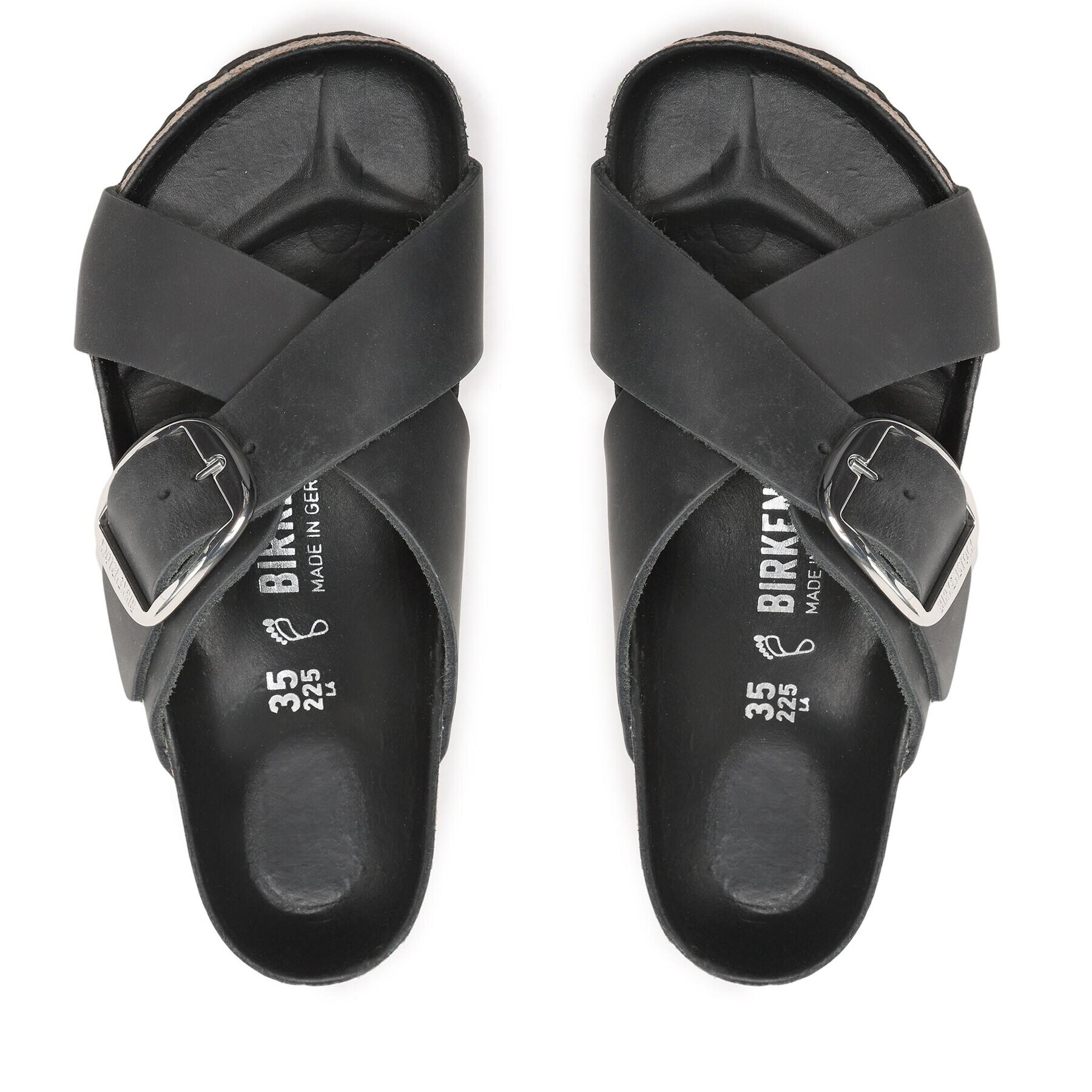 Birkenstock Чехли Siena 1020144 Черен - Pepit.bg