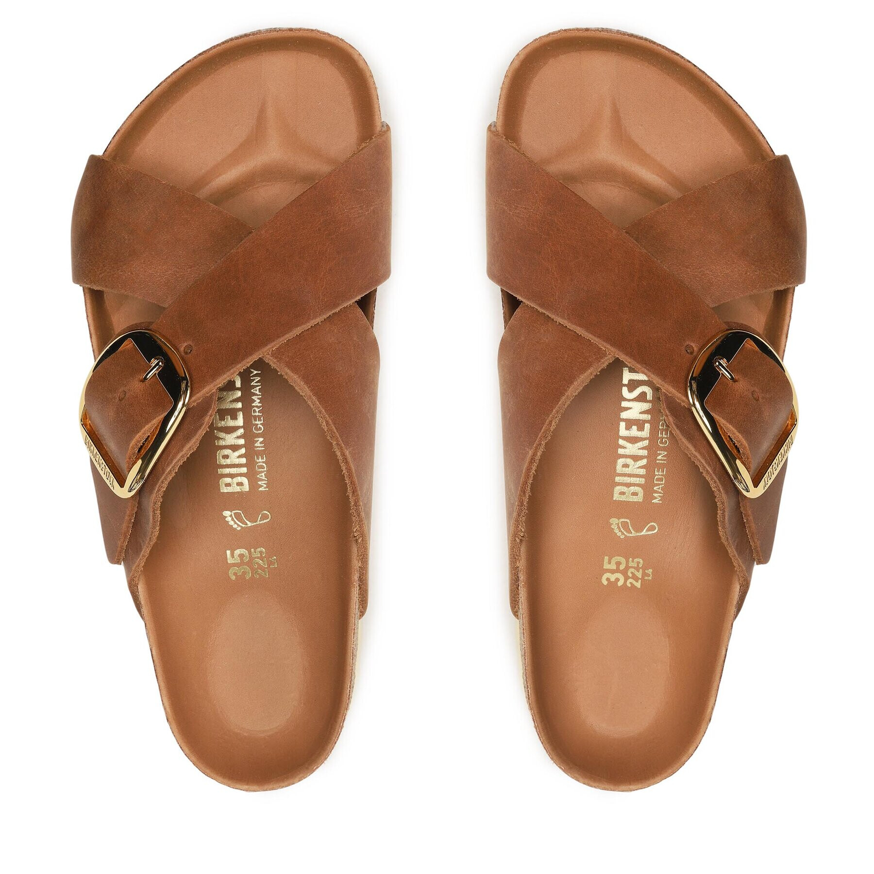 Birkenstock Чехли Siena 1020164 Кафяв - Pepit.bg