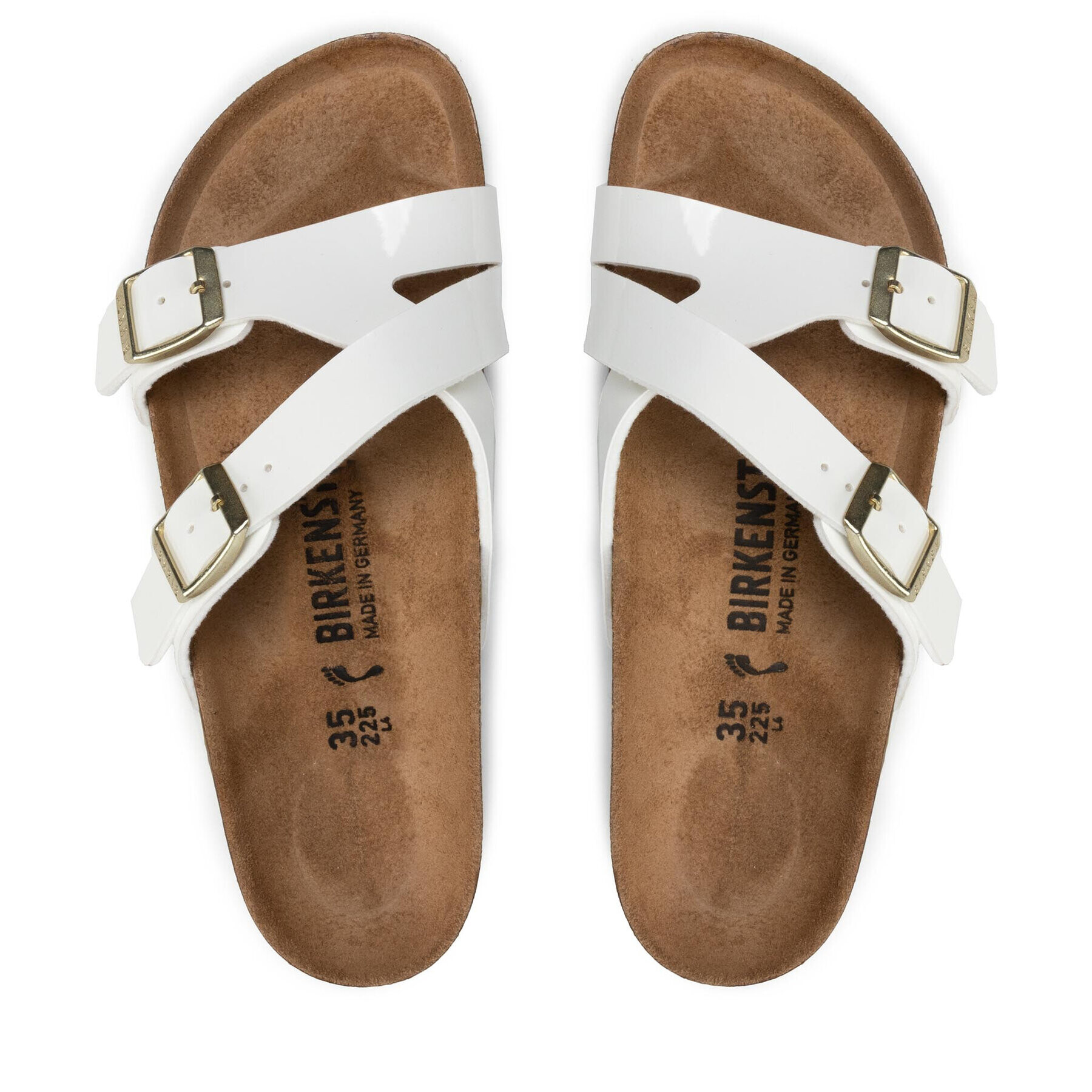 Birkenstock Чехли Yao Balance 1016353 Бял - Pepit.bg