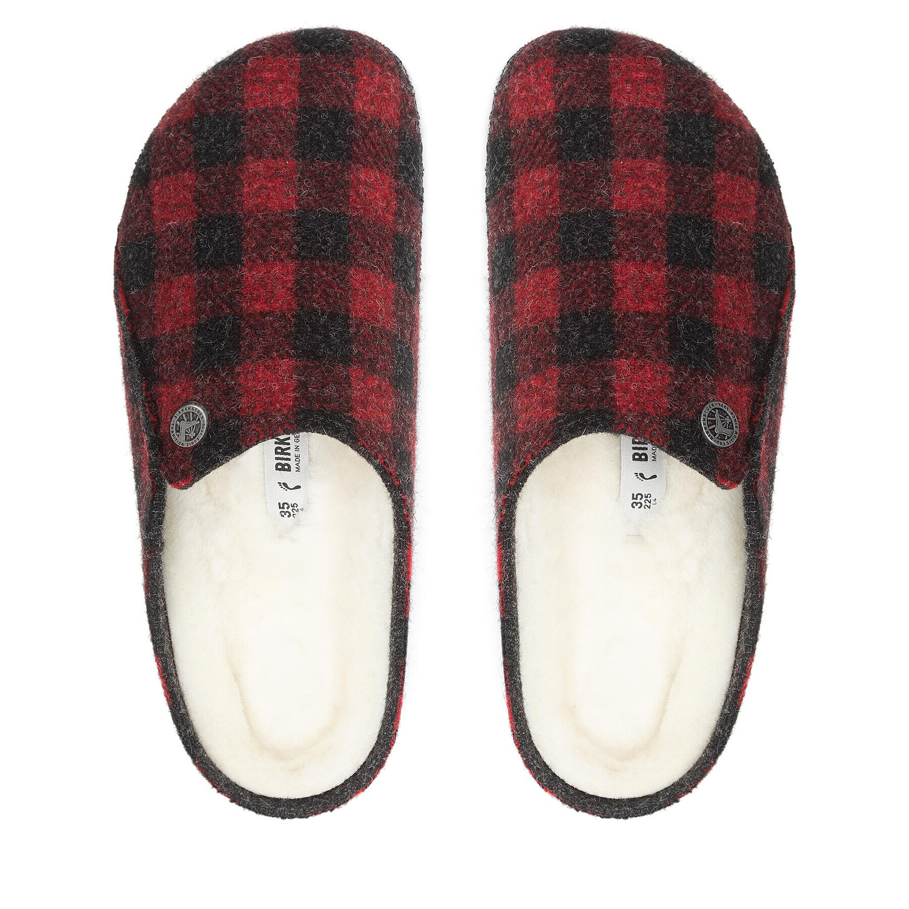 Birkenstock Чехли Zermatt Rivet 1017544 Червен - Pepit.bg