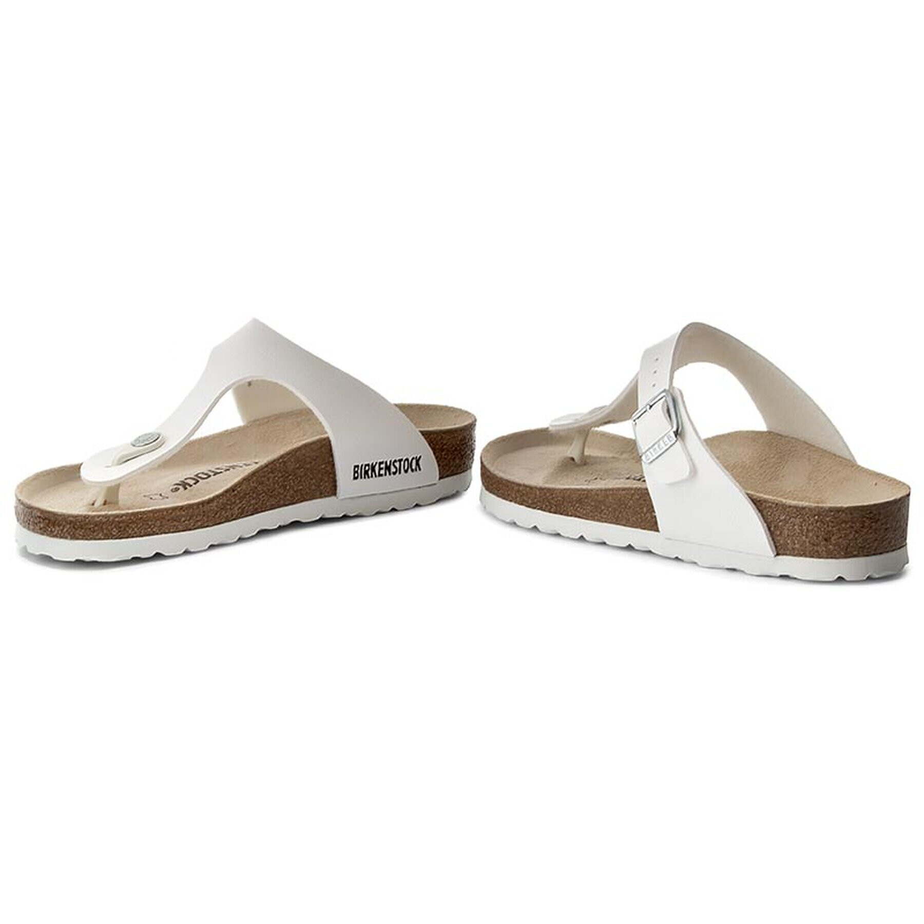 Birkenstock Джапанки Gizeh 043731 Бял - Pepit.bg