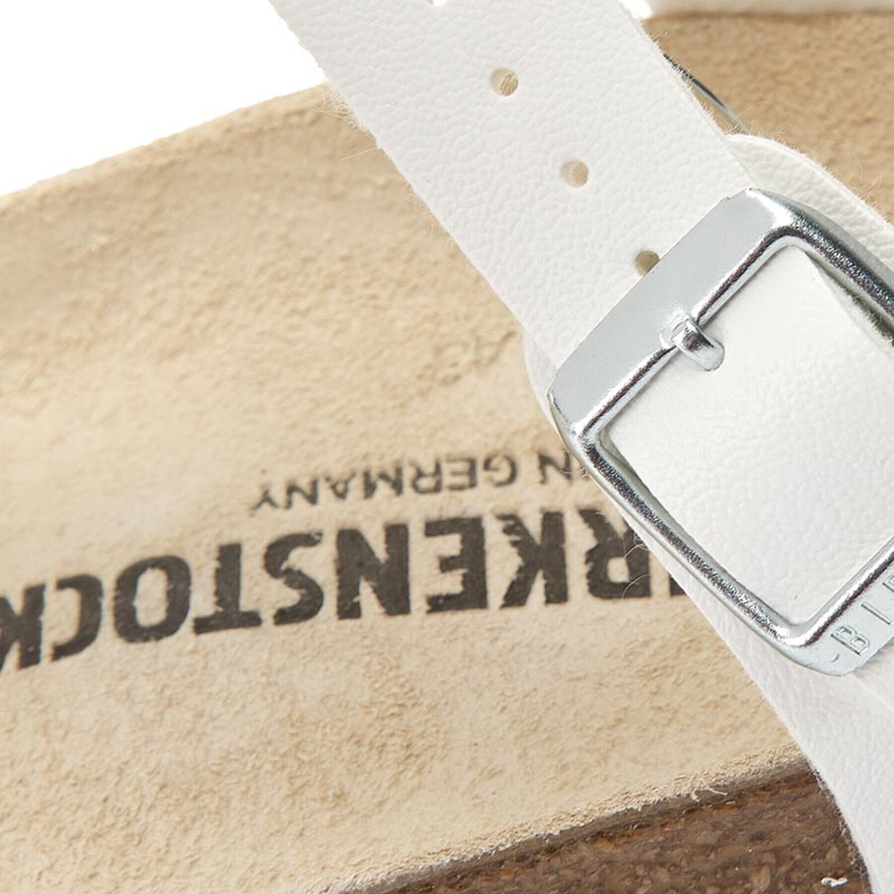 Birkenstock Джапанки Gizeh 043731 Бял - Pepit.bg