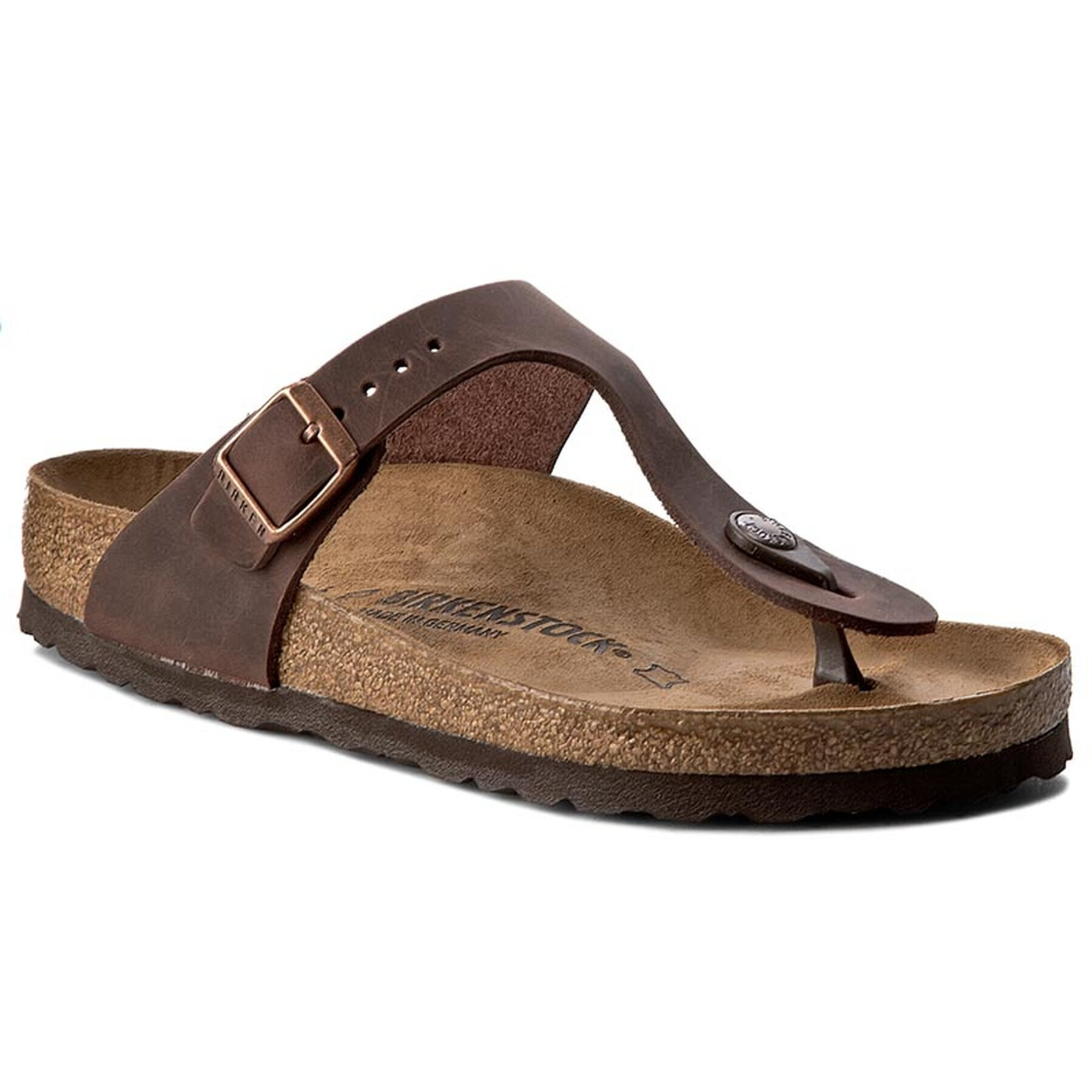Birkenstock Джапанки Gizeh 0743831 Кафяв - Pepit.bg