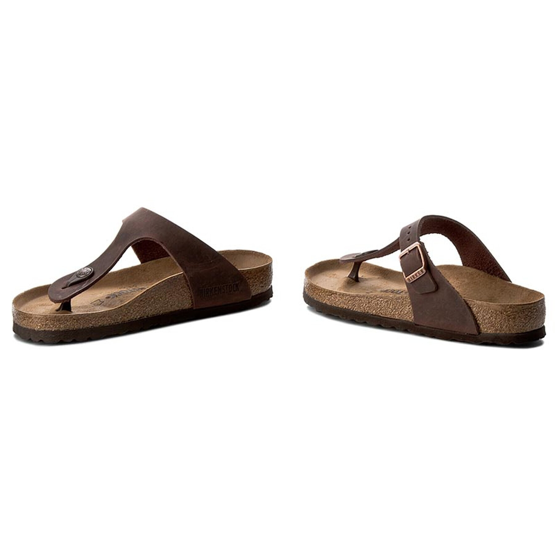 Birkenstock Джапанки Gizeh 0743831 Кафяв - Pepit.bg