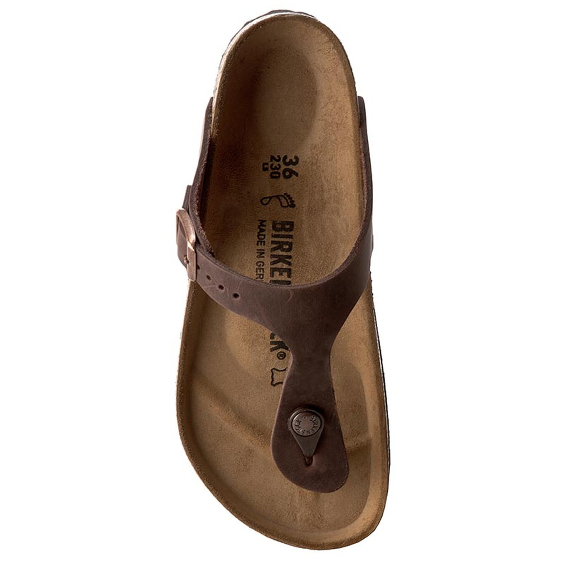 Birkenstock Джапанки Gizeh 0743831 Кафяв - Pepit.bg