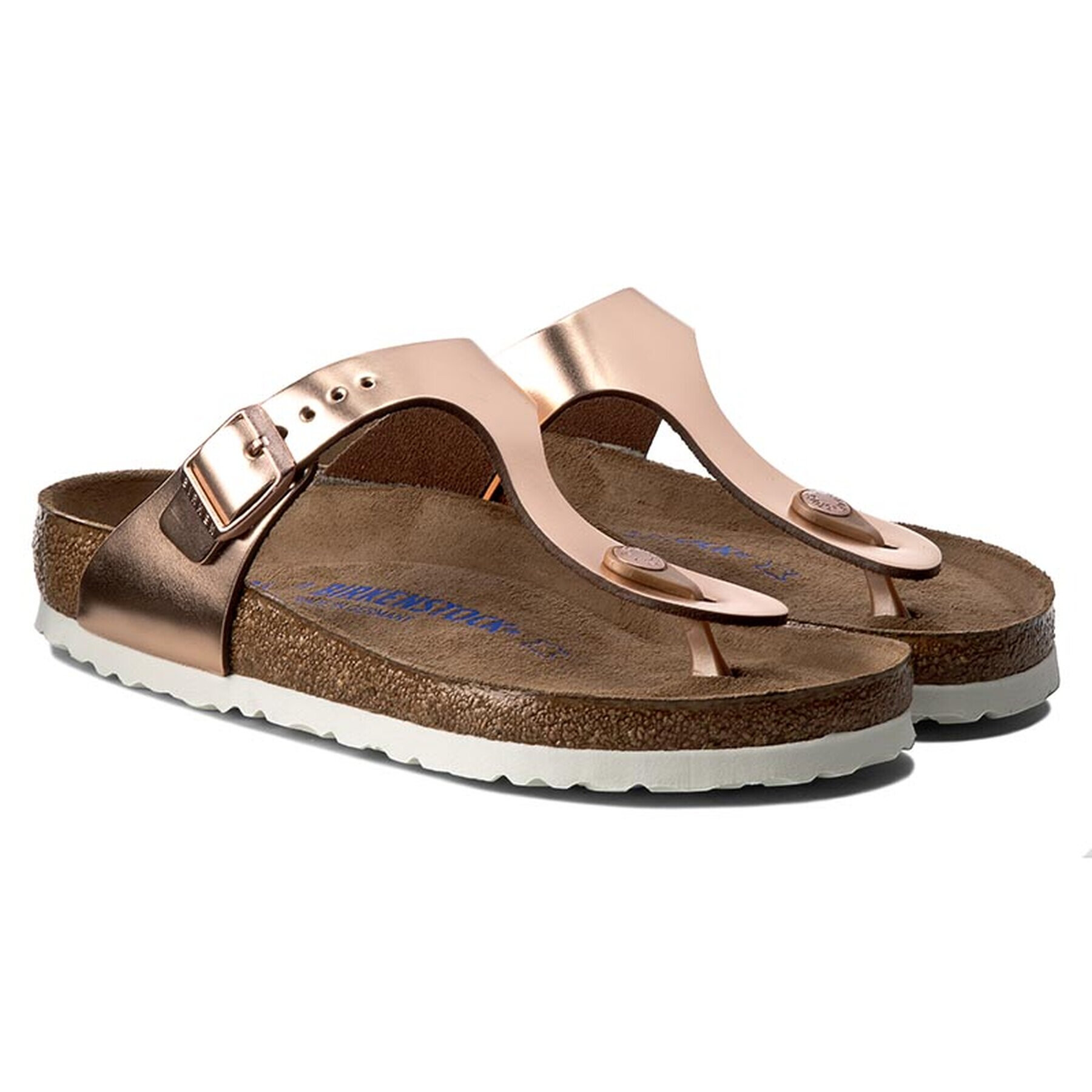 Birkenstock Джапанки Gizeh 1005048 Златист - Pepit.bg