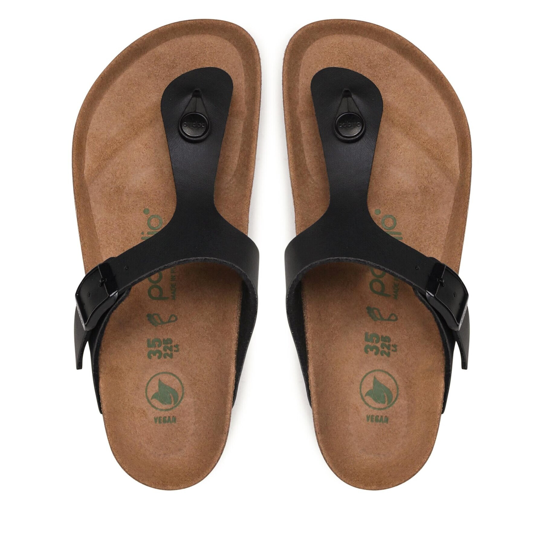 Birkenstock Джапанки Gizeh 1018546 Черен - Pepit.bg