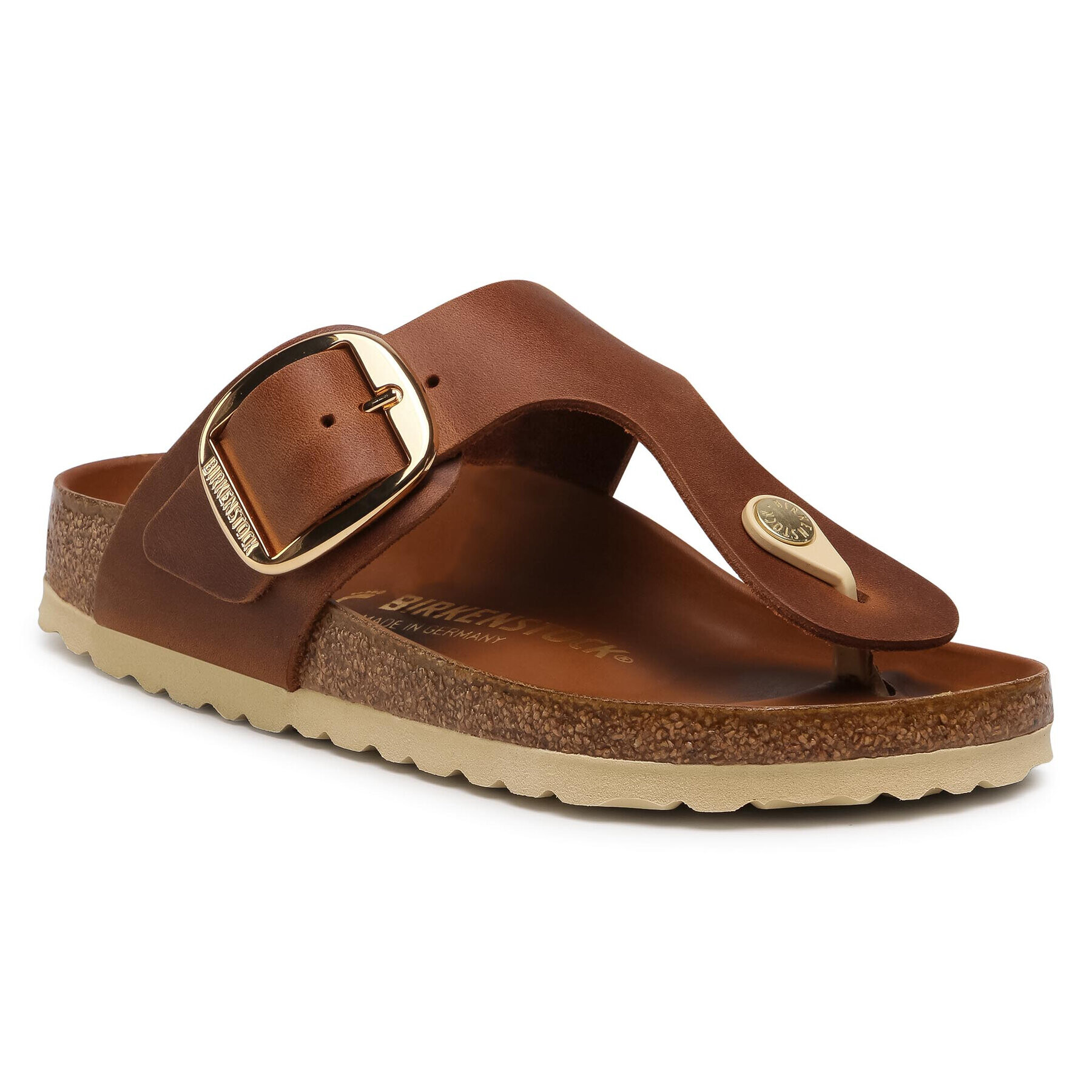 Birkenstock Джапанки Gizeh Big Buckle 1018785 Кафяв - Pepit.bg