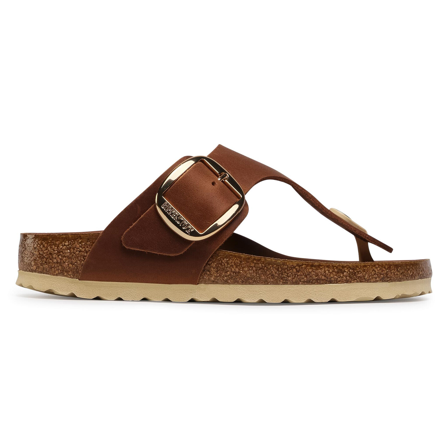 Birkenstock Джапанки Gizeh Big Buckle 1018785 Кафяв - Pepit.bg