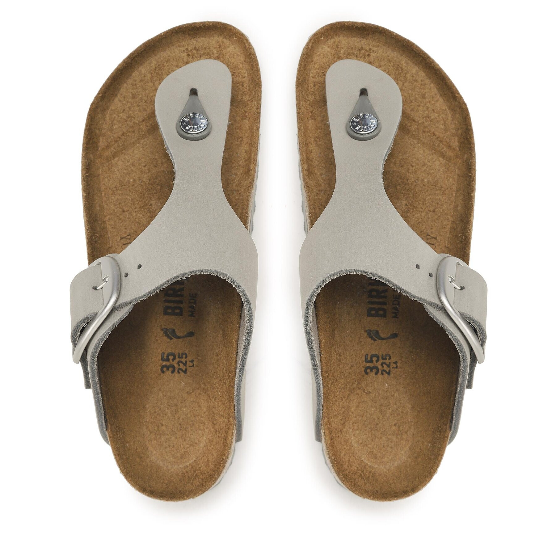 Birkenstock Джапанки Gizeh Big Buckle 1022205 Сив - Pepit.bg