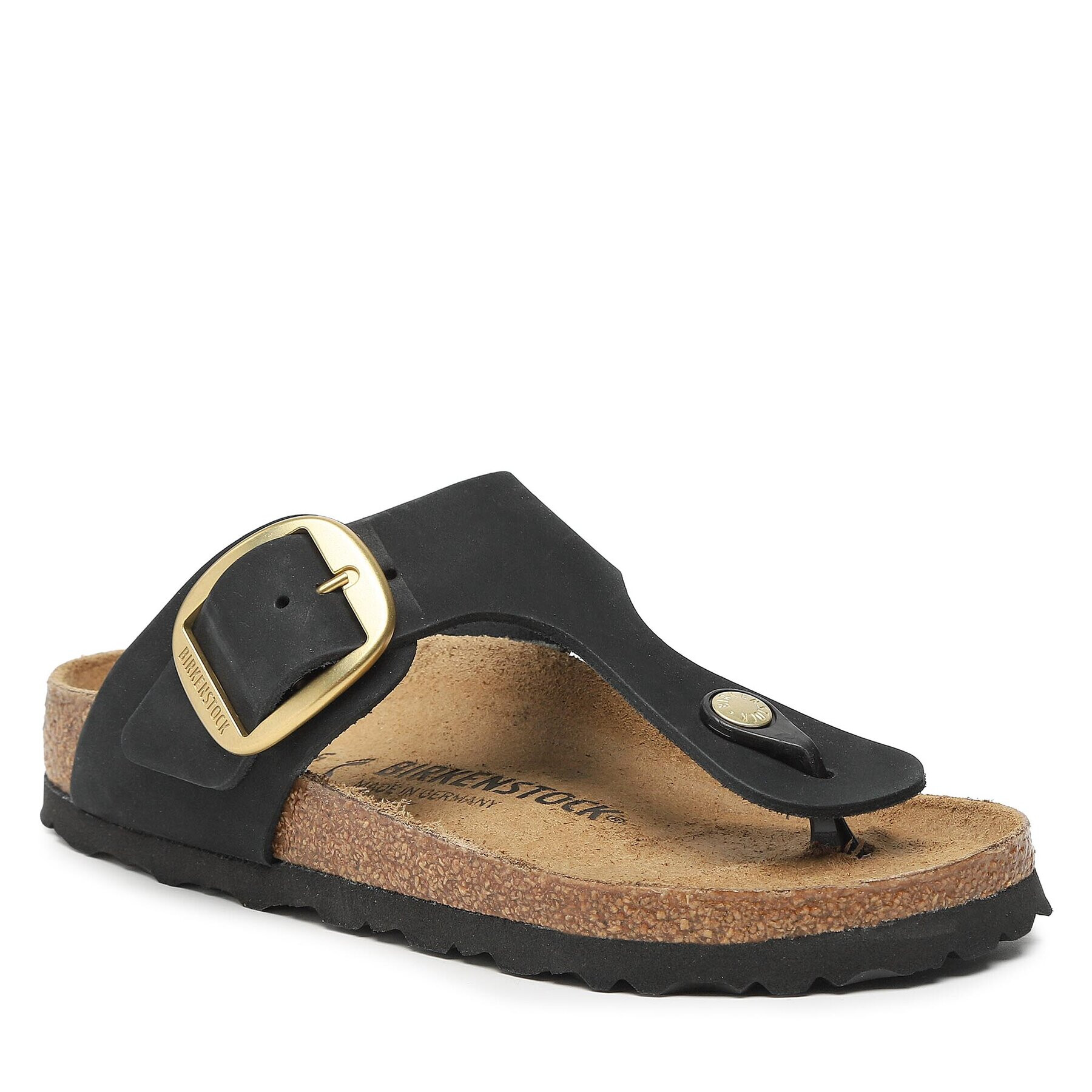 Birkenstock Джапанки Gizeh Big Buckle 1024107 Черен - Pepit.bg