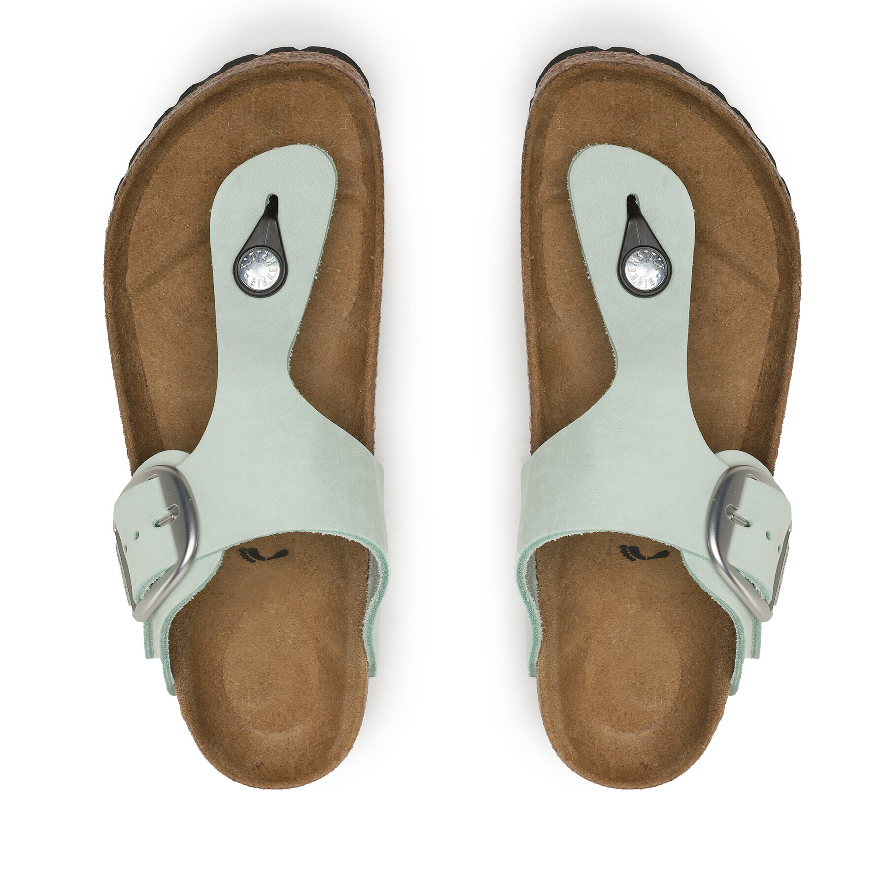 Birkenstock Джапанки Gizeh Big Buckle 1024112 Зелен - Pepit.bg