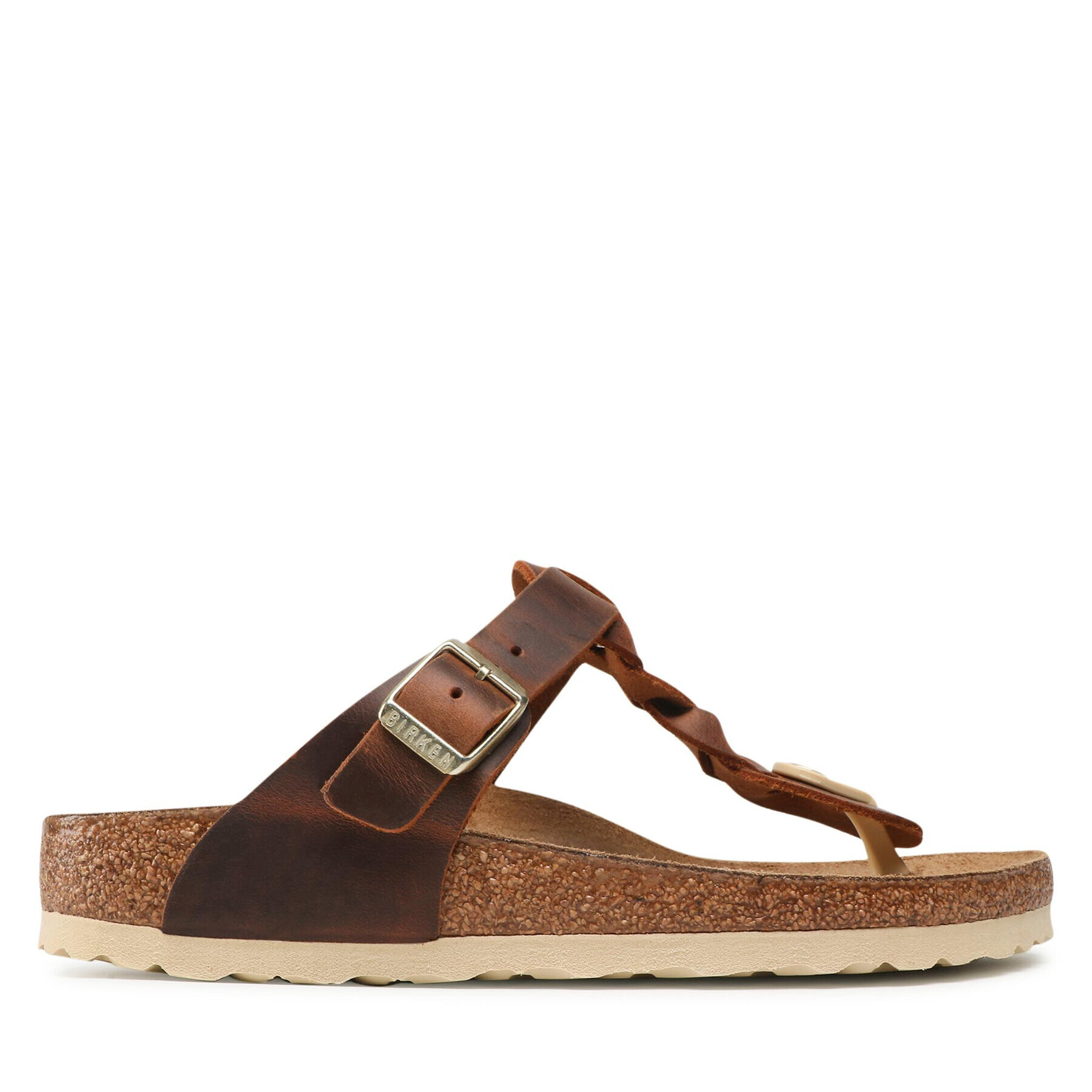 Birkenstock Джапанки Gizeh Braided 1021336 Кафяв - Pepit.bg