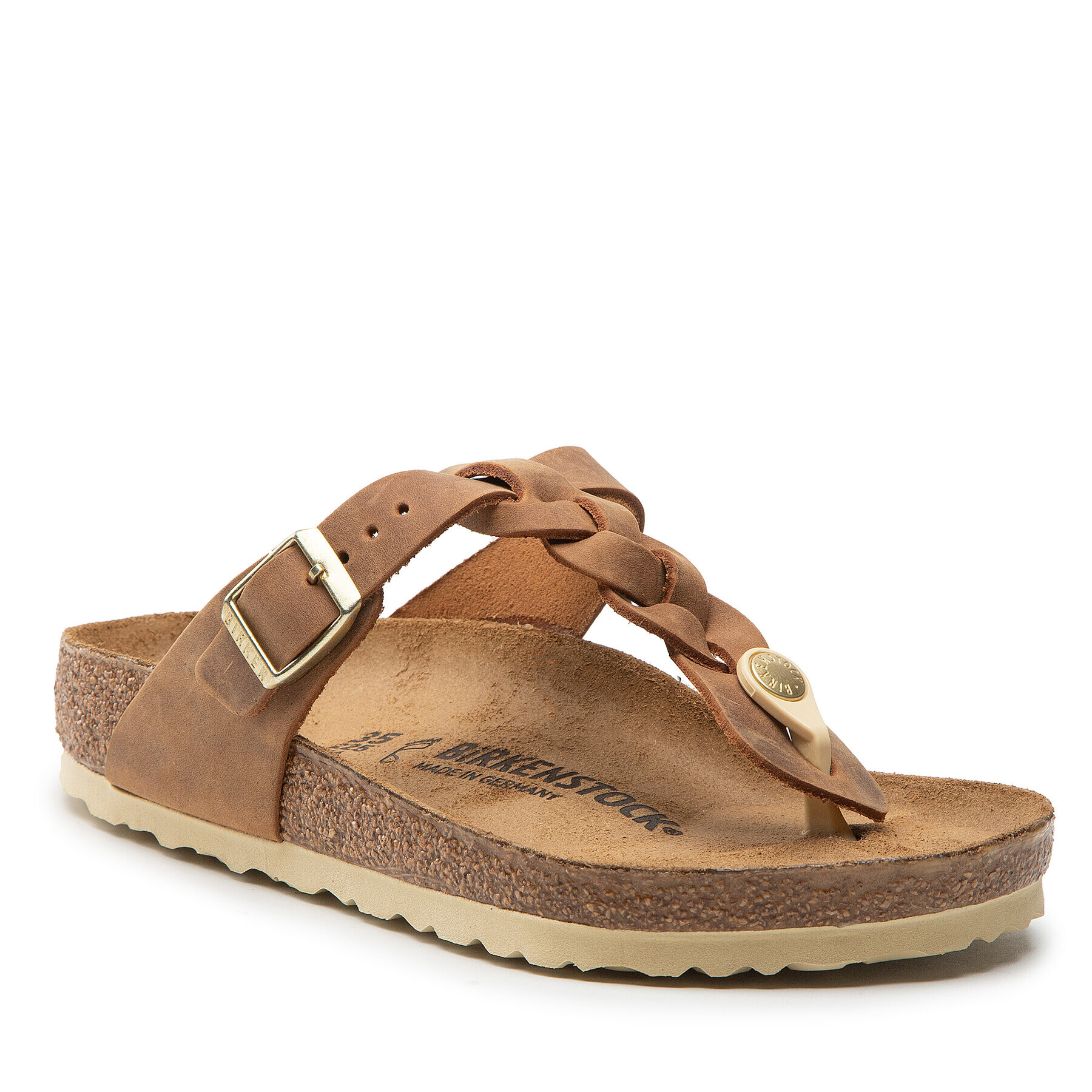 Birkenstock Джапанки Gizeh Braided 1021355 Кафяв - Pepit.bg