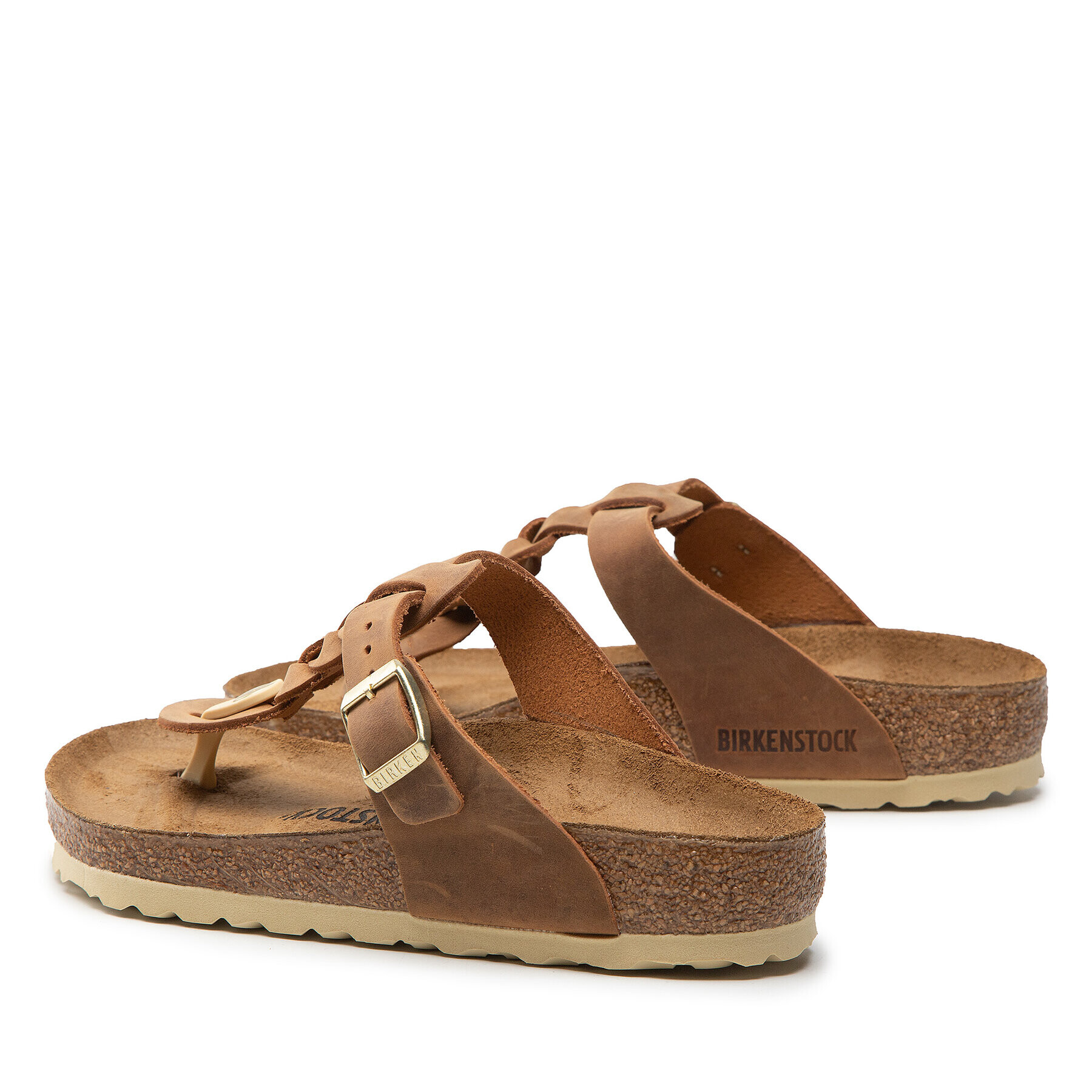 Birkenstock Джапанки Gizeh Braided 1021355 Кафяв - Pepit.bg