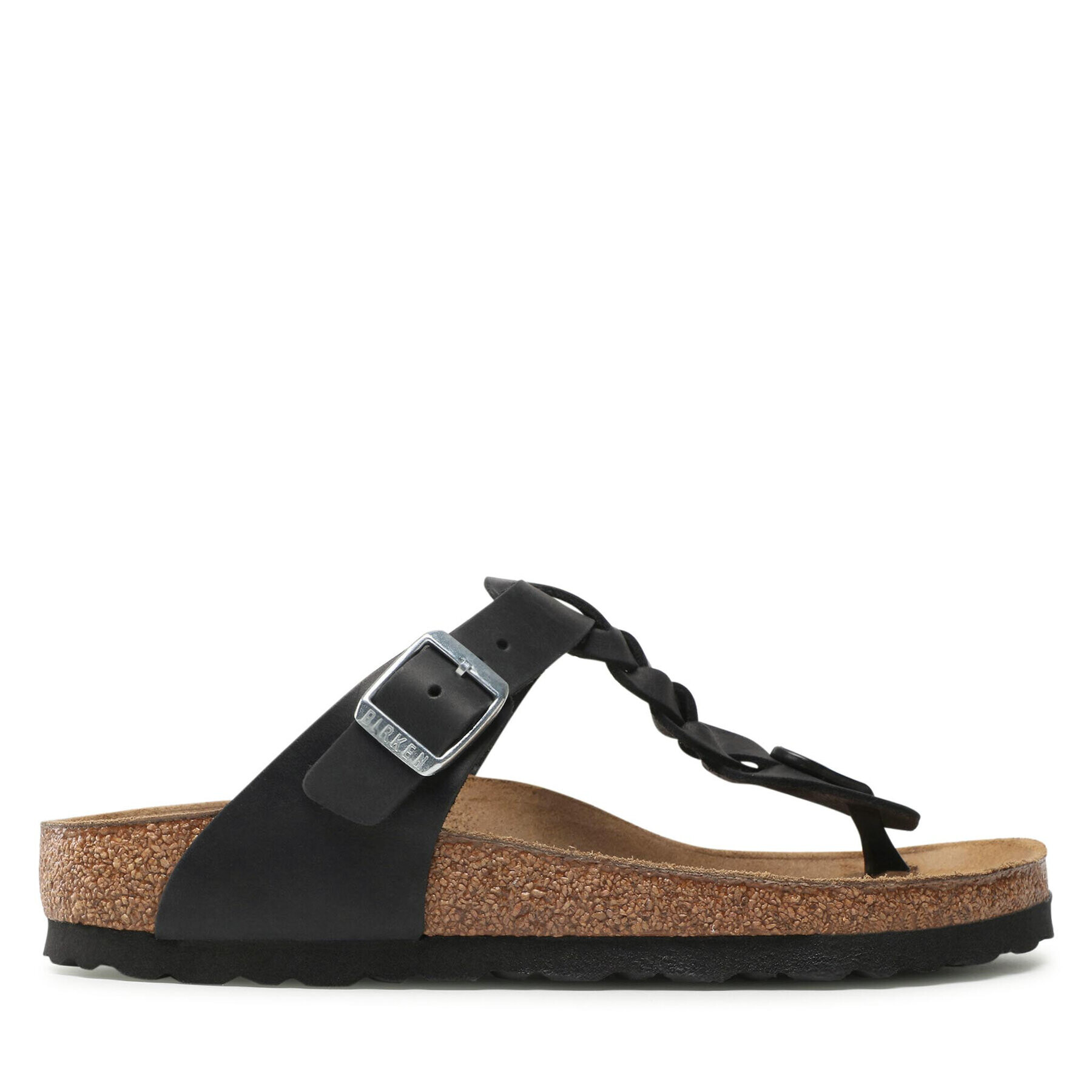 Birkenstock Джапанки Gizeh Braided 1021360 Черен - Pepit.bg