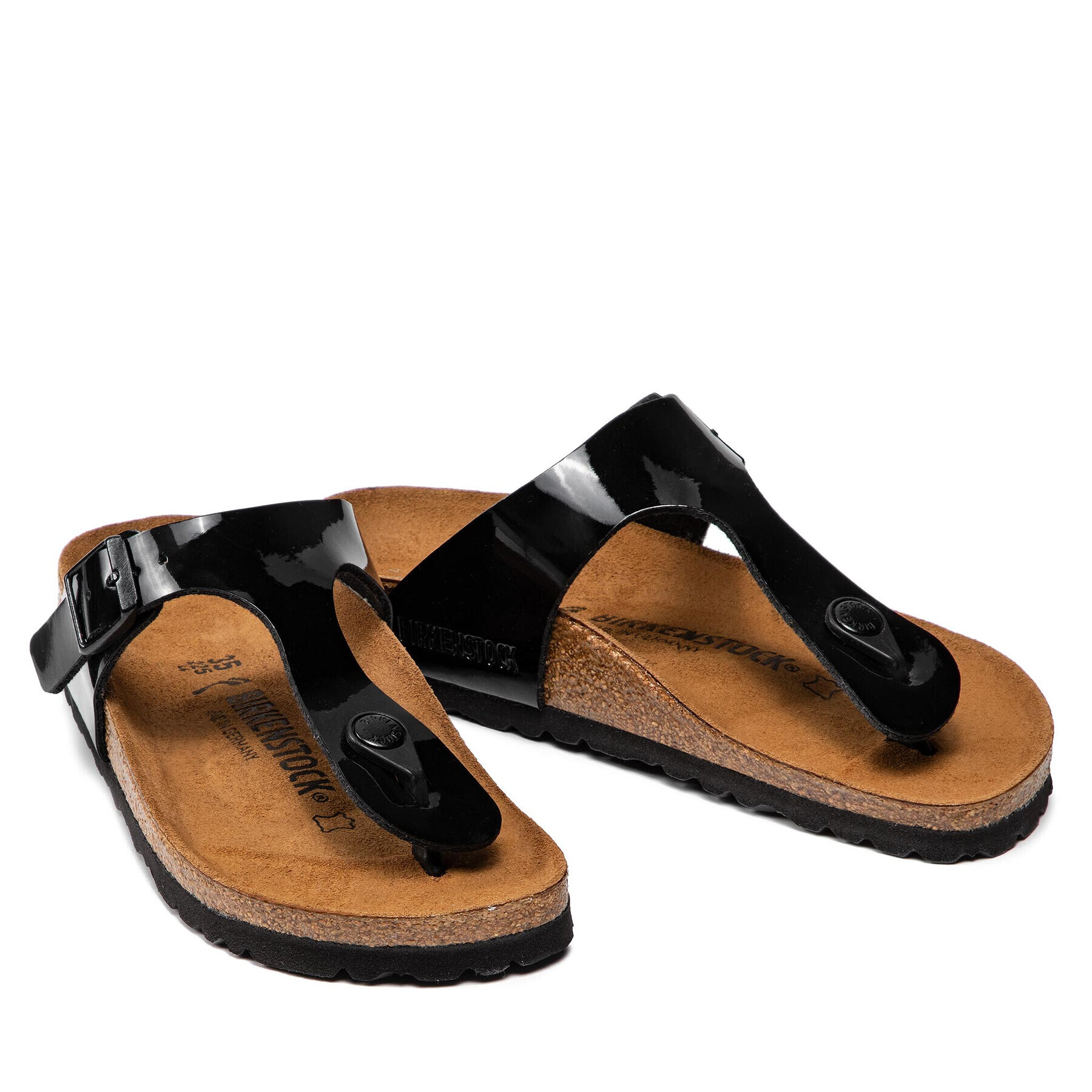 Birkenstock Джапанки Gizeh Bs 0043663 Черен - Pepit.bg