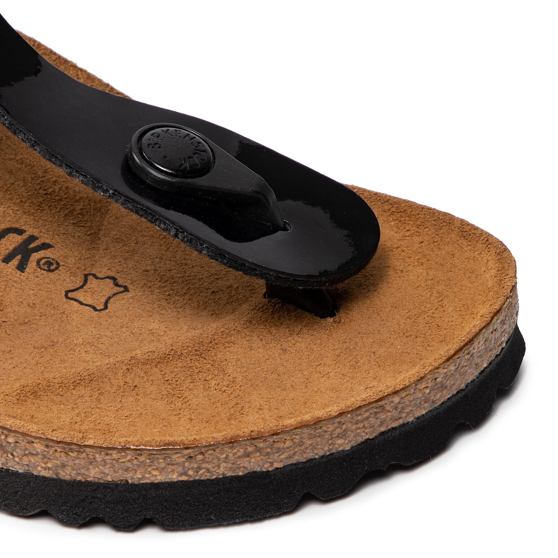 Birkenstock Джапанки Gizeh Bs 0043663 Черен - Pepit.bg