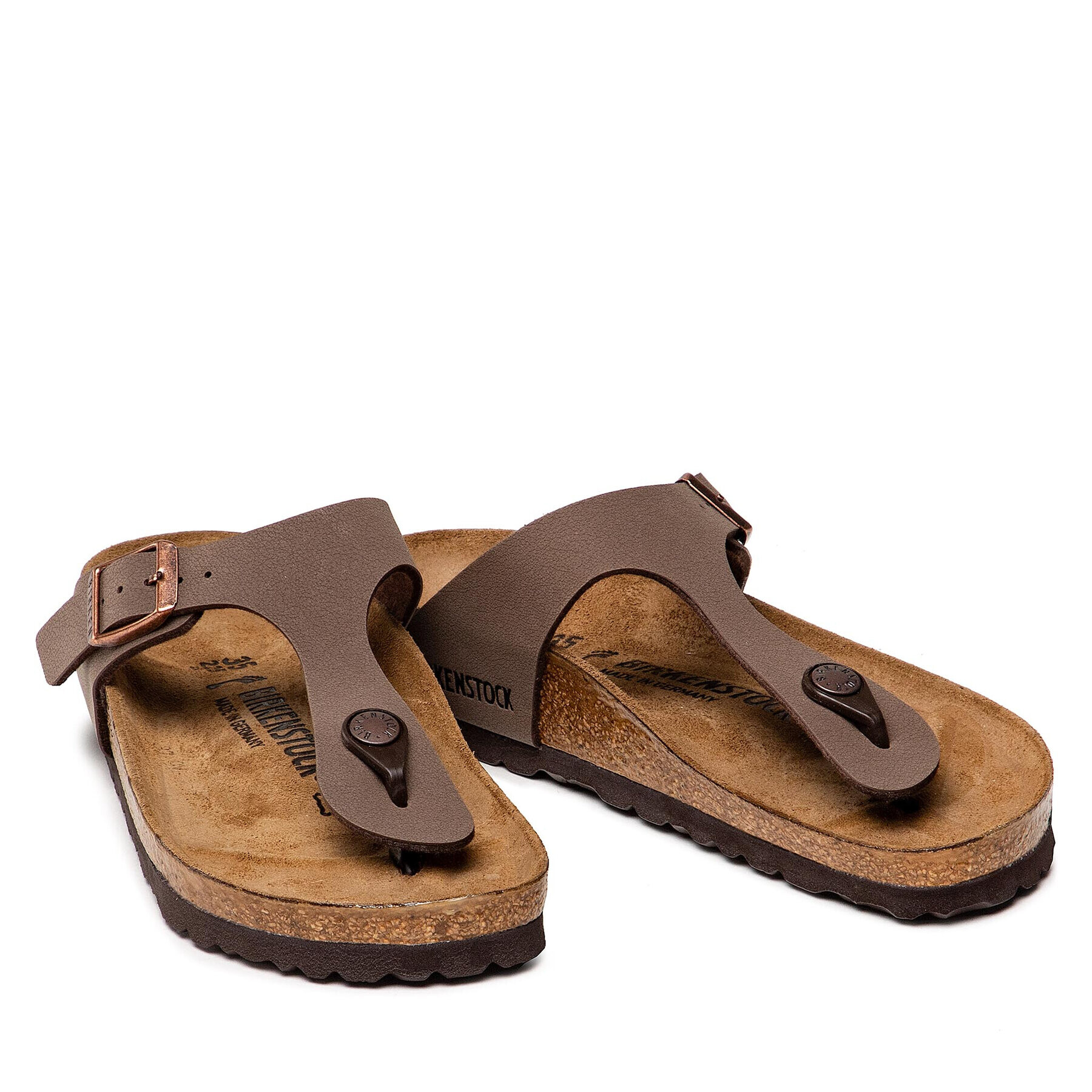 Birkenstock Джапанки Gizeh Bs 0043753 Кафяв - Pepit.bg