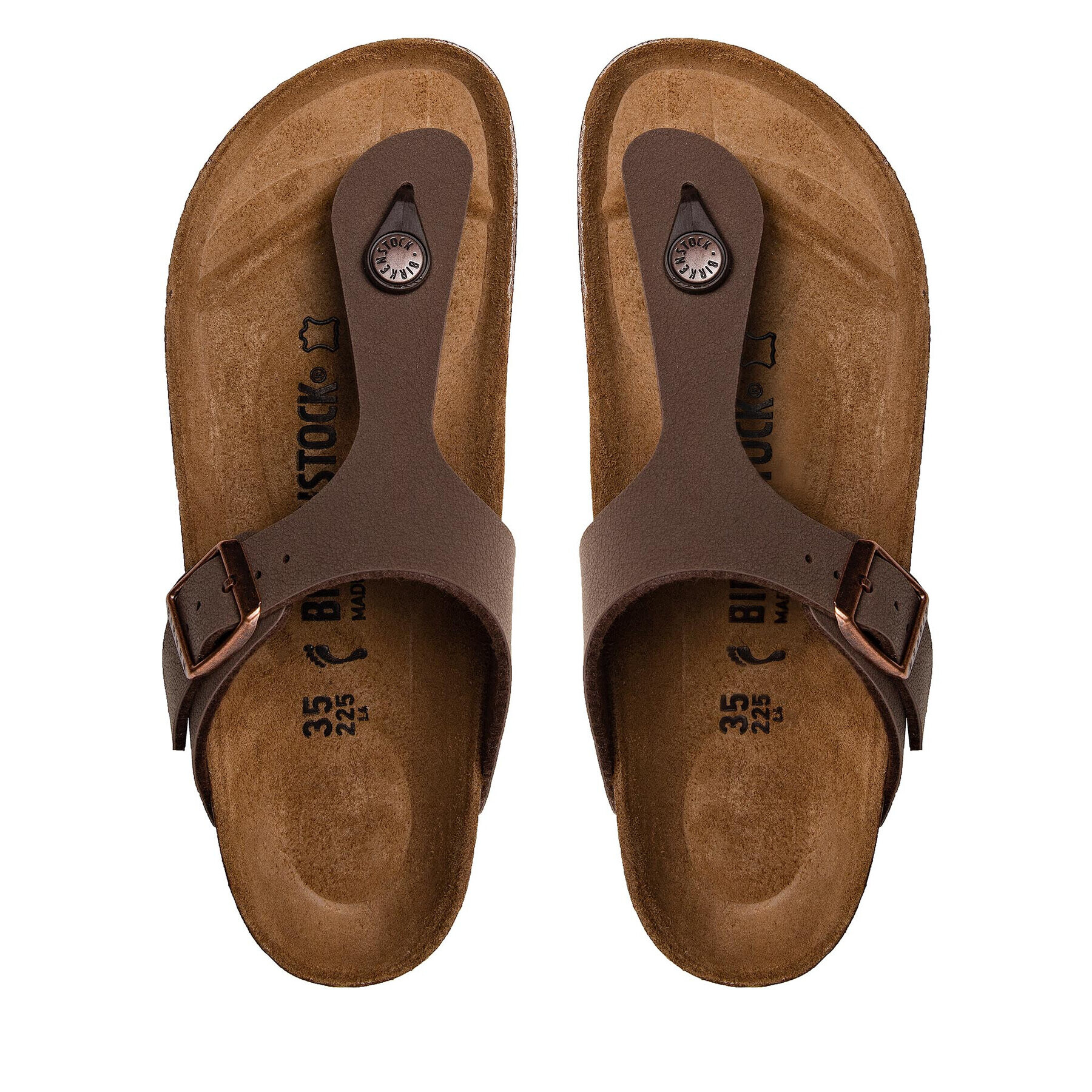 Birkenstock Джапанки Gizeh Bs 0043753 Кафяв - Pepit.bg