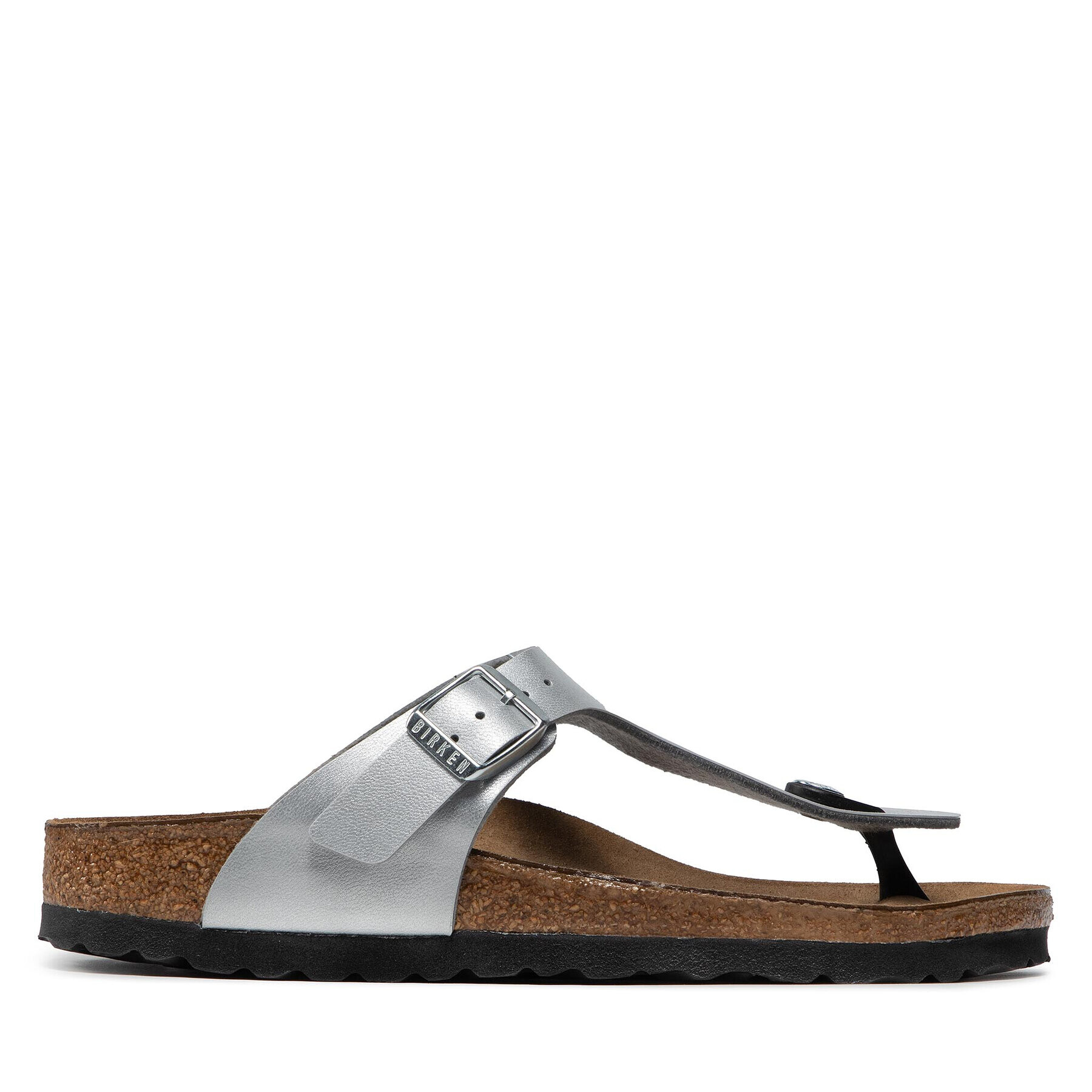 Birkenstock Джапанки Gizeh Bs 0043853 Сребрист - Pepit.bg