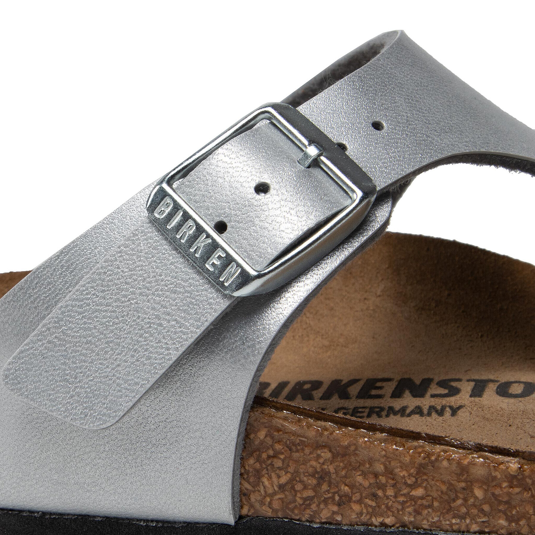 Birkenstock Джапанки Gizeh Bs 0043853 Сребрист - Pepit.bg