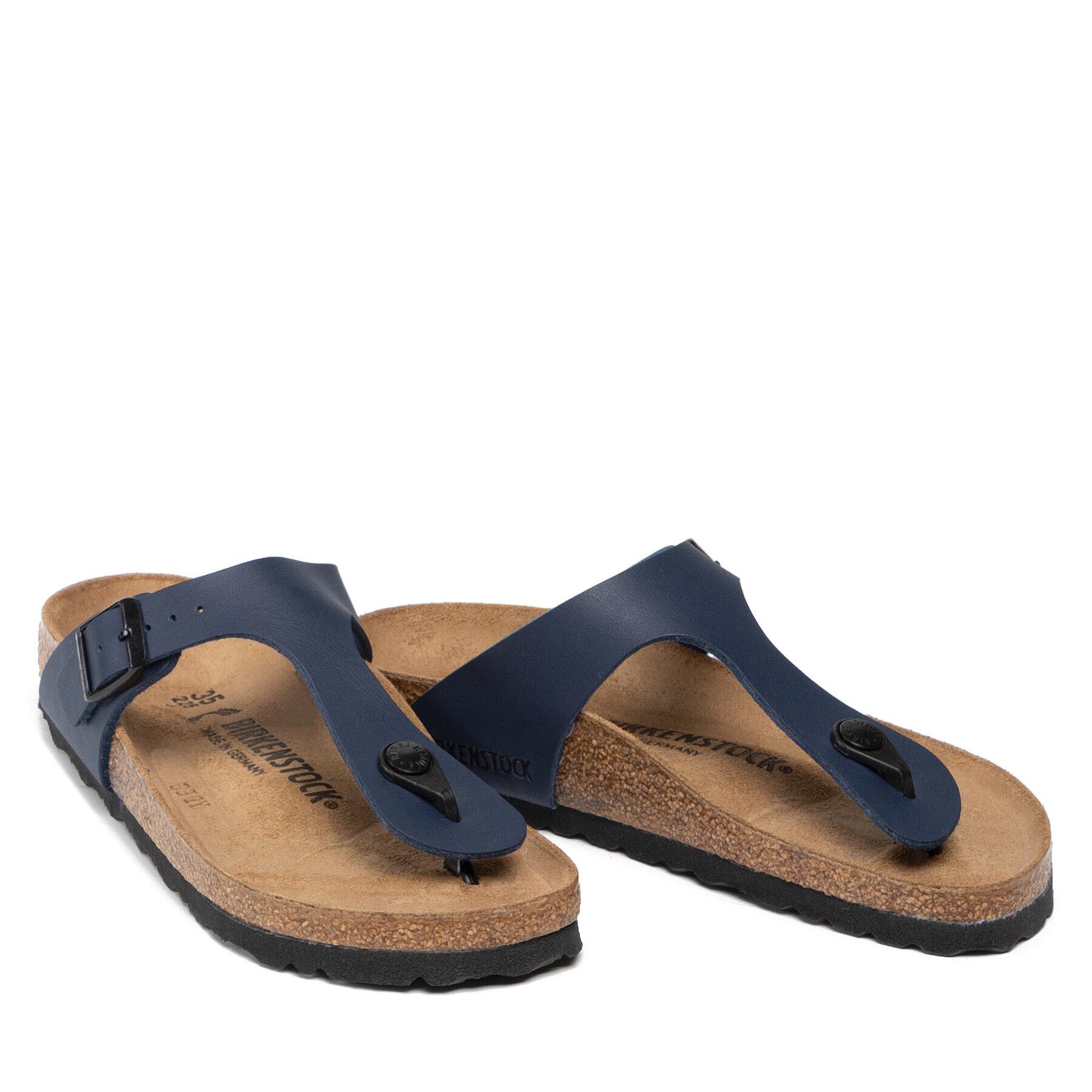 Birkenstock Джапанки Gizeh Bs 0143623 Тъмносин - Pepit.bg