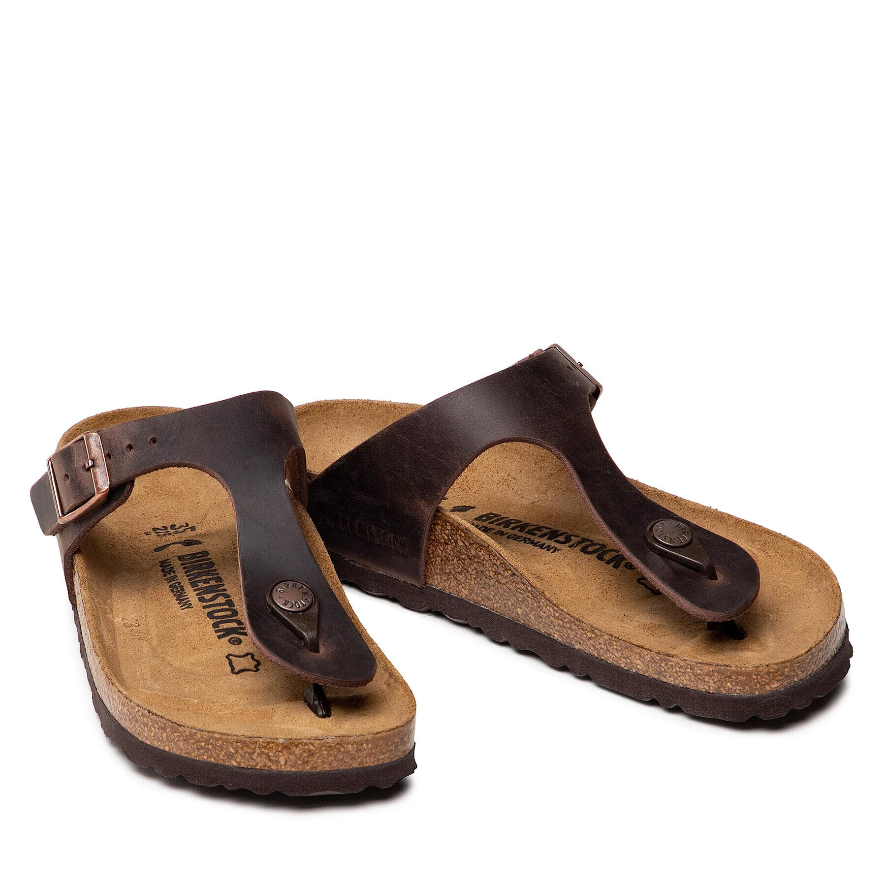 Birkenstock Джапанки Gizeh Bs 0743833 Кафяв - Pepit.bg