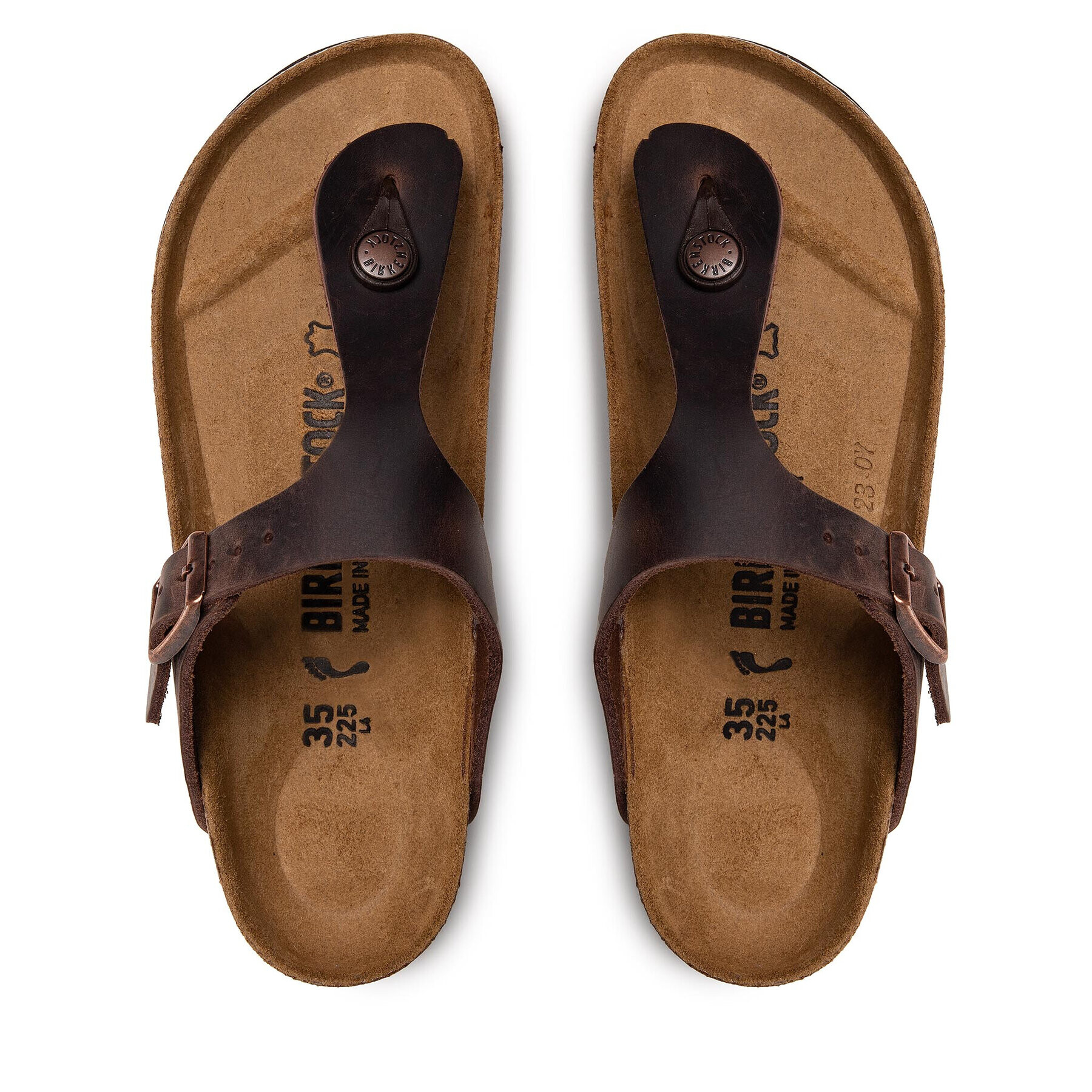 Birkenstock Джапанки Gizeh Bs 0743833 Кафяв - Pepit.bg