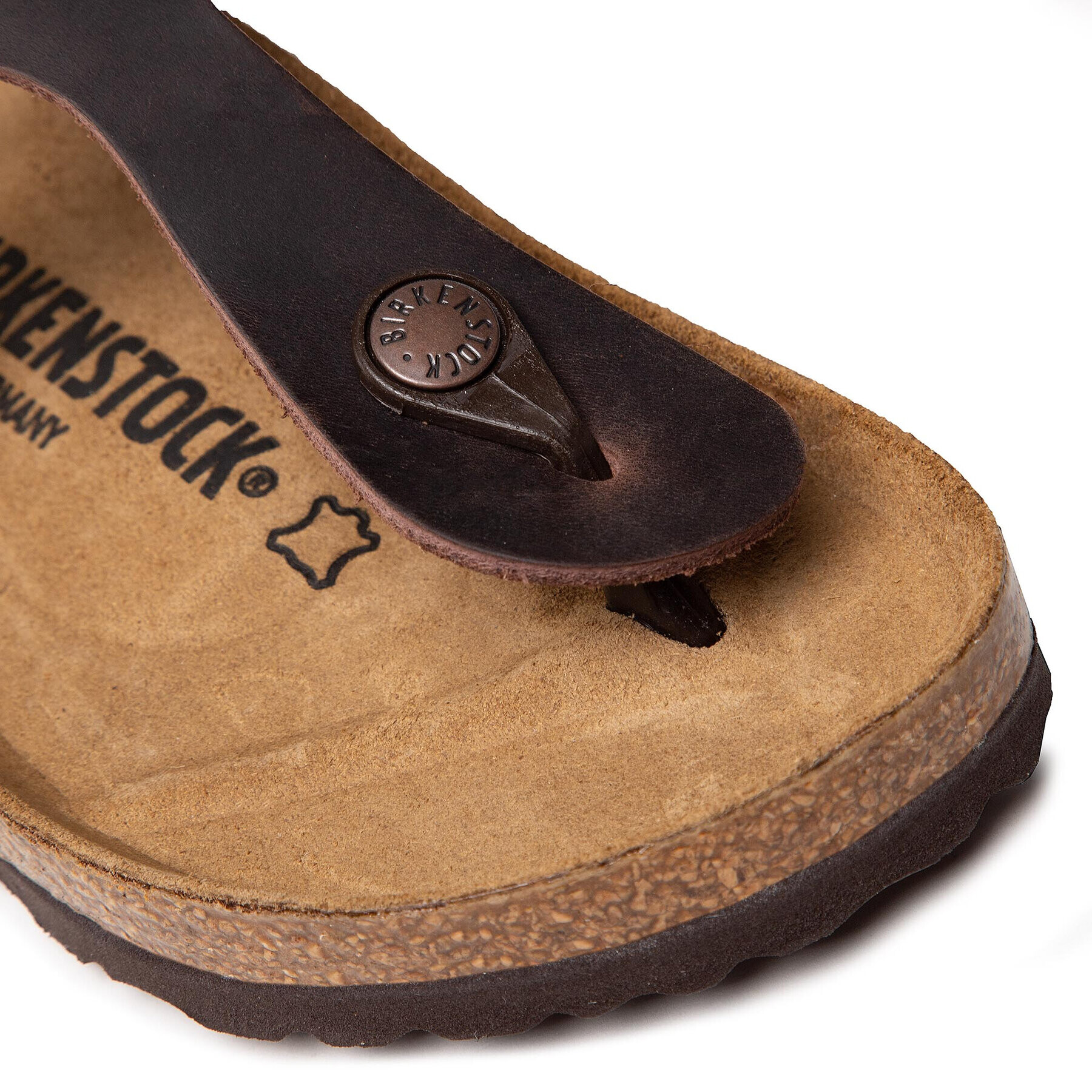 Birkenstock Джапанки Gizeh Bs 0743833 Кафяв - Pepit.bg