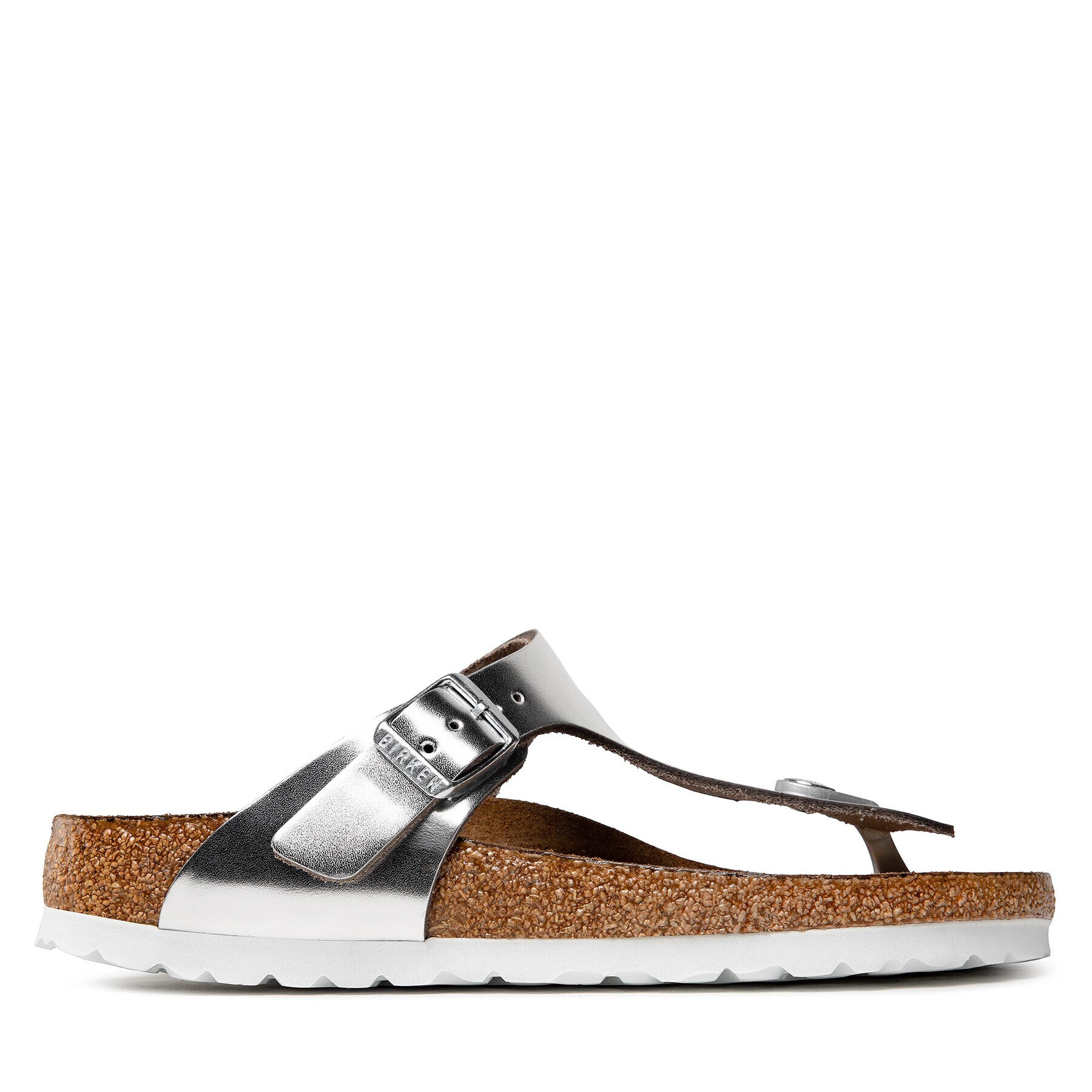 Birkenstock Джапанки Gizeh Bs 1003675 Сребрист - Pepit.bg