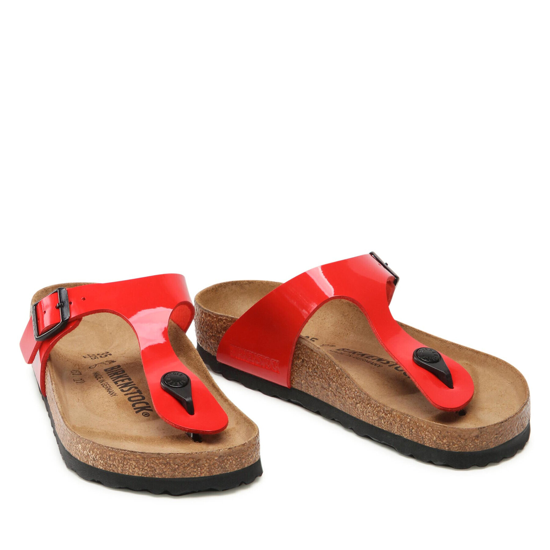 Birkenstock Джапанки Gizeh Bs 1014310 Червен - Pepit.bg