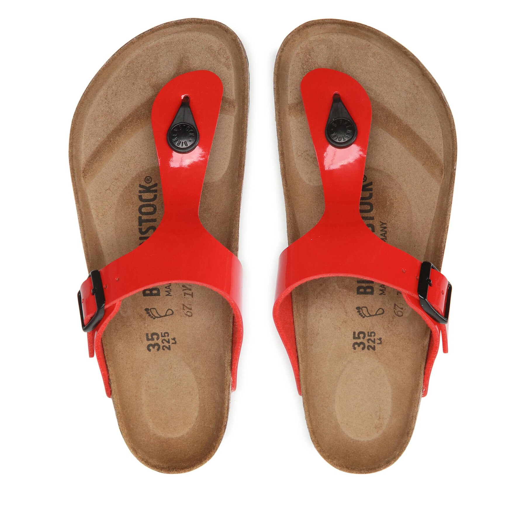 Birkenstock Джапанки Gizeh Bs 1014310 Червен - Pepit.bg
