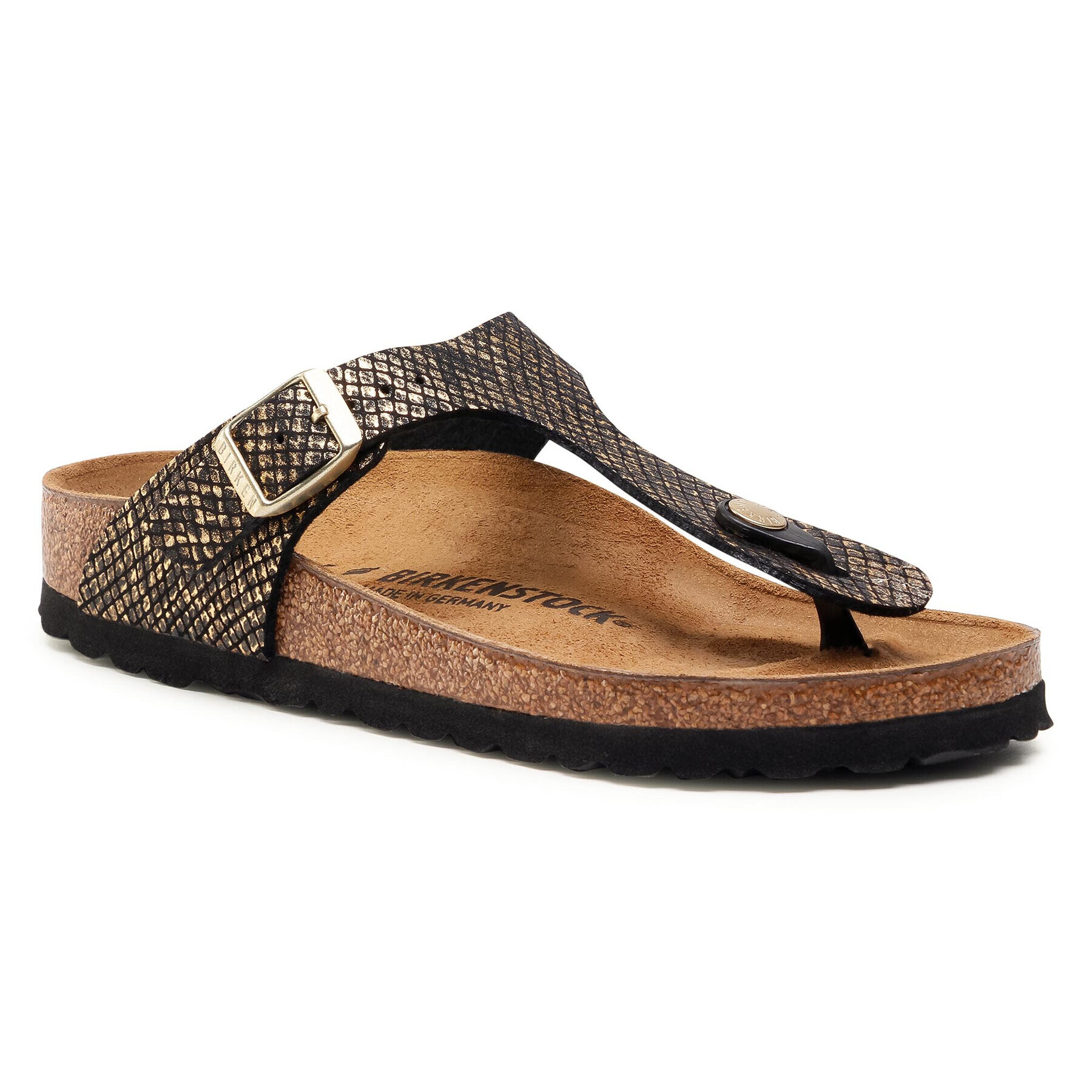Birkenstock Джапанки Gizeh Bs 1018664 Златист - Pepit.bg