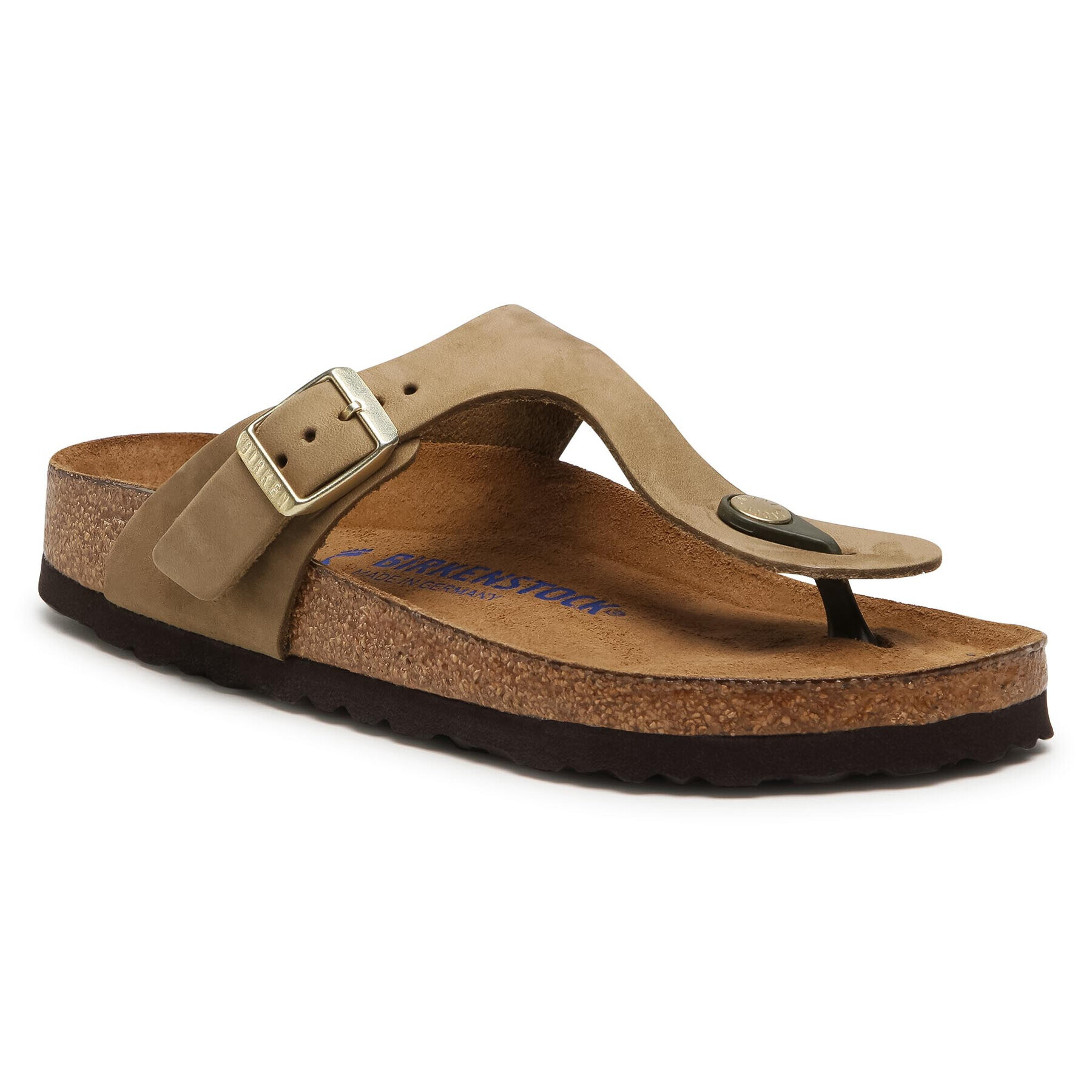 Birkenstock Джапанки Gizeh Bs 1019043 Зелен - Pepit.bg
