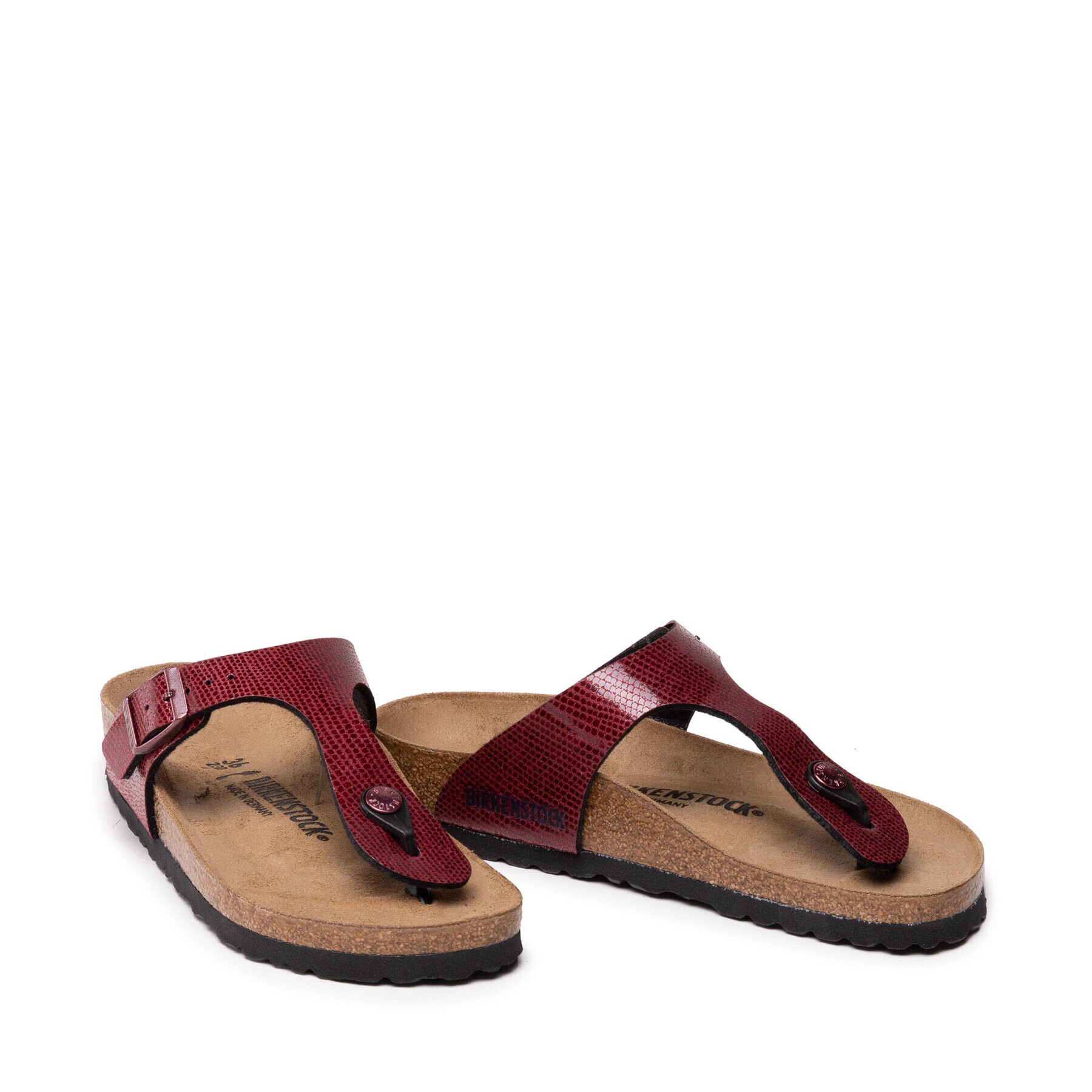 Birkenstock Джапанки Gizeh Bs 1020151 Бордо - Pepit.bg
