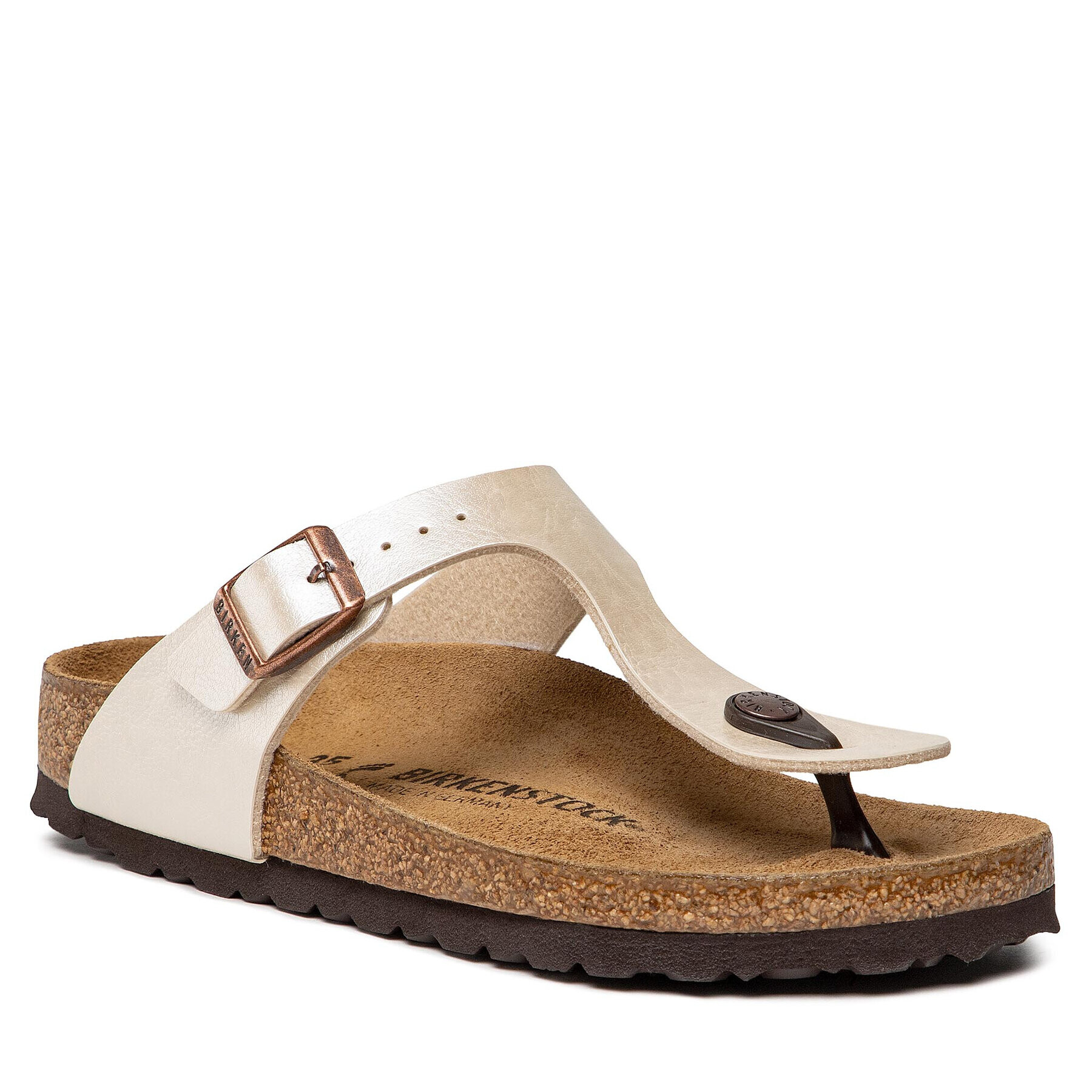Birkenstock Джапанки Gizeh Bs 943873 Бял - Pepit.bg