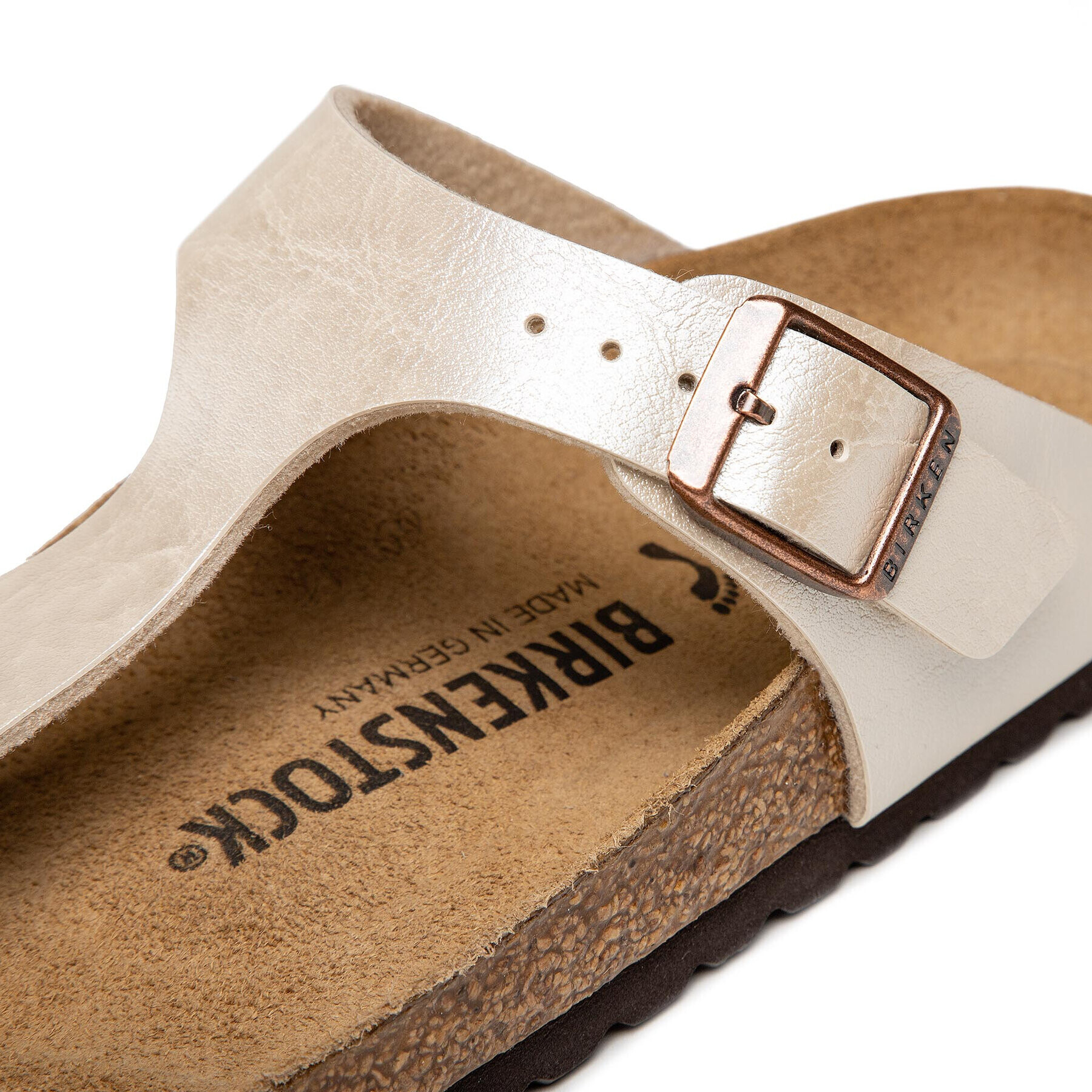 Birkenstock Джапанки Gizeh Bs 943873 Бял - Pepit.bg