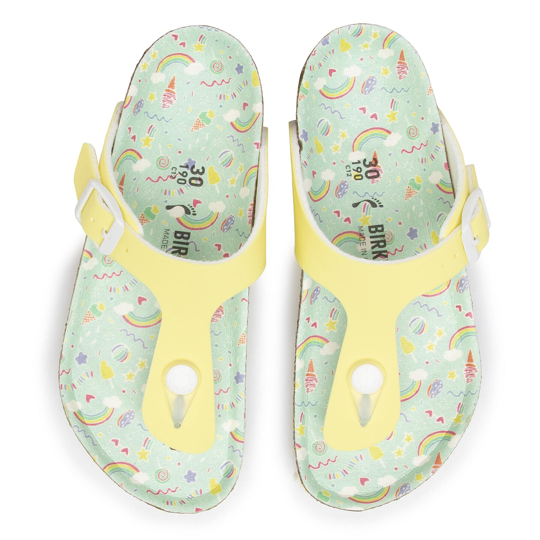 Birkenstock Джапанки Gizeh Kids BS 1016031 Жълт - Pepit.bg