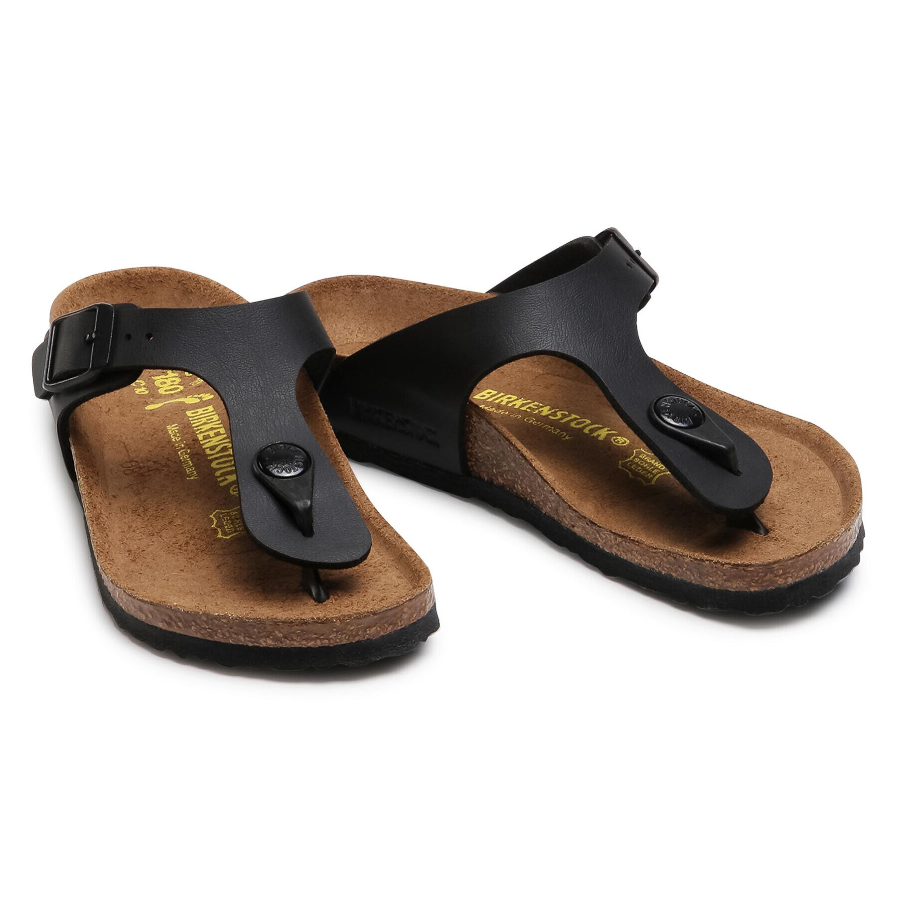 Birkenstock Джапанки Gizeh Kinder 846143 Черен - Pepit.bg