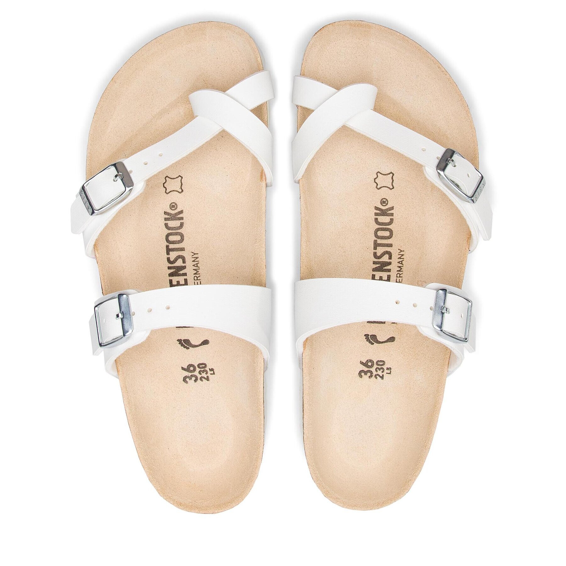 Birkenstock Джапанки Mayari 0071053 Бял - Pepit.bg