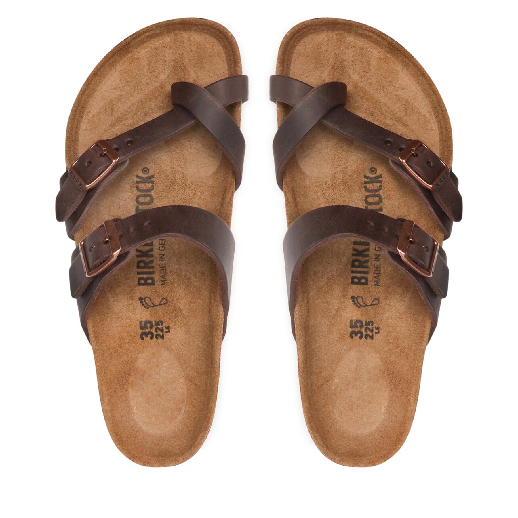 Birkenstock Джапанки Mayari 0171321 Кафяв - Pepit.bg