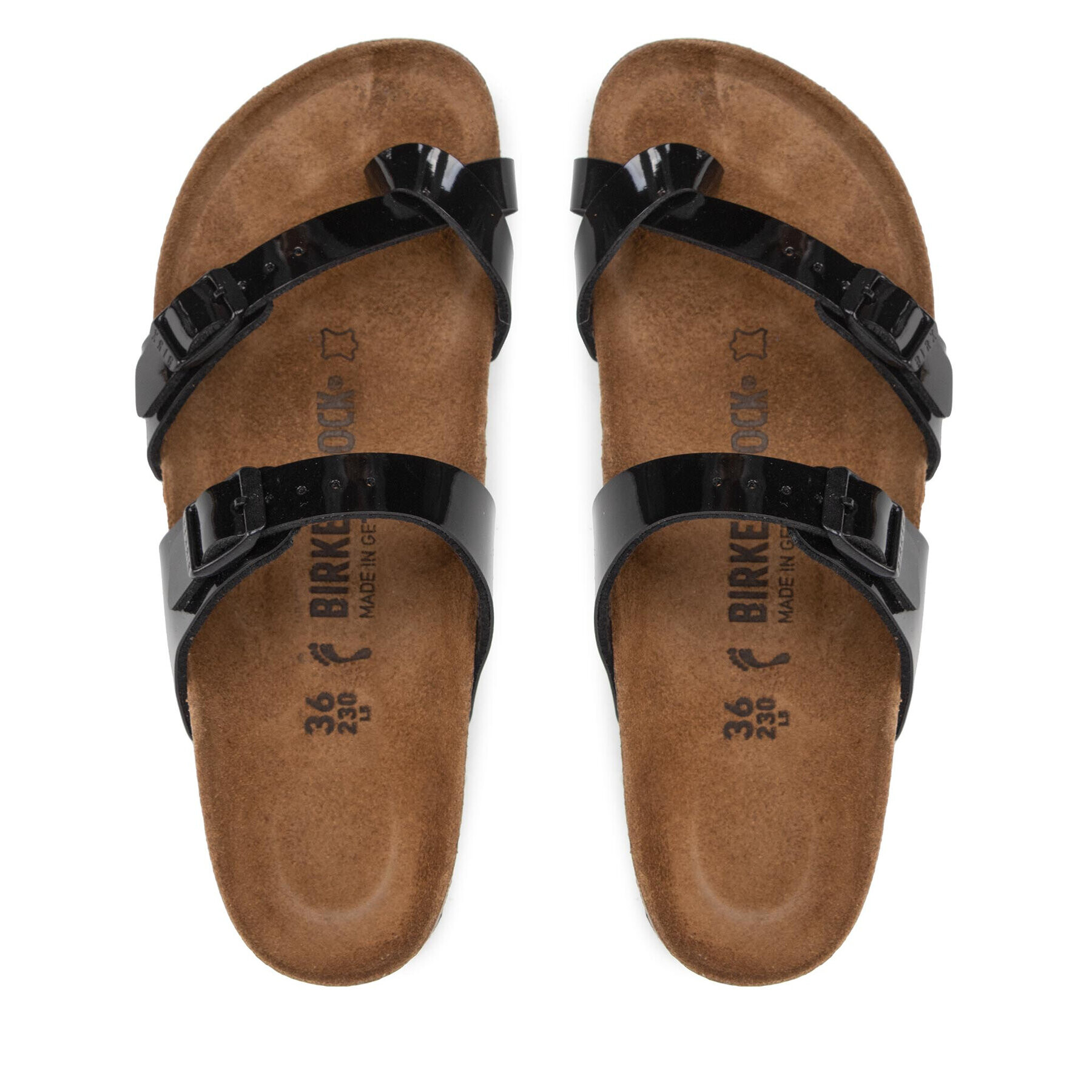 Birkenstock Джапанки Mayari 071093 Черен - Pepit.bg