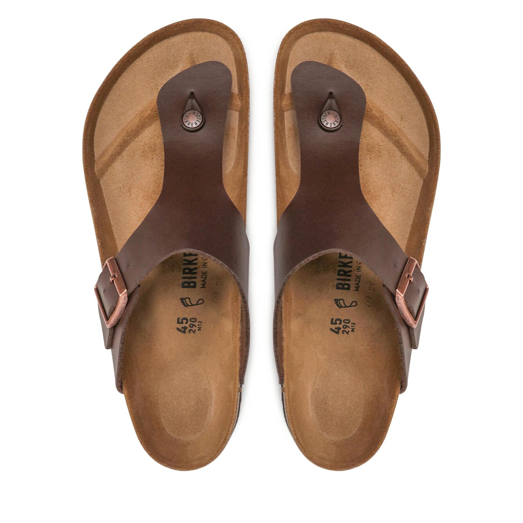 Birkenstock Джапанки Ramses 0044701 Кафяв - Pepit.bg