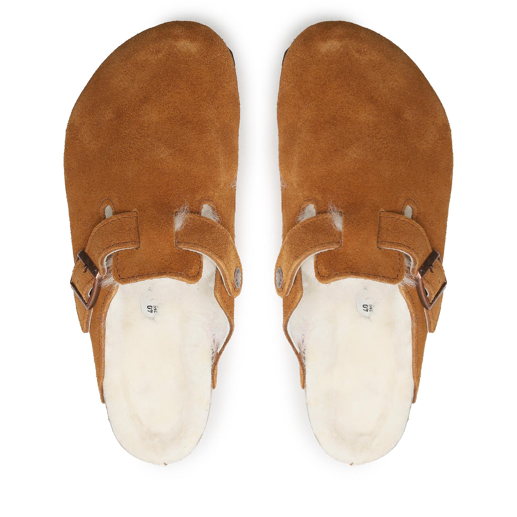 Birkenstock Пантофи Boston 1001140 Кафяв - Pepit.bg