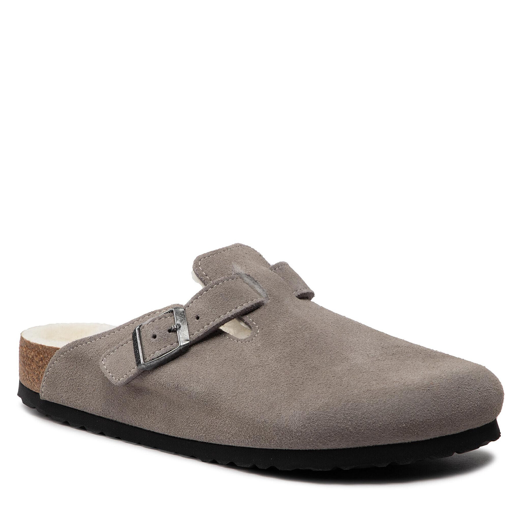 Birkenstock Пантофи Boston 1017650 Сив - Pepit.bg