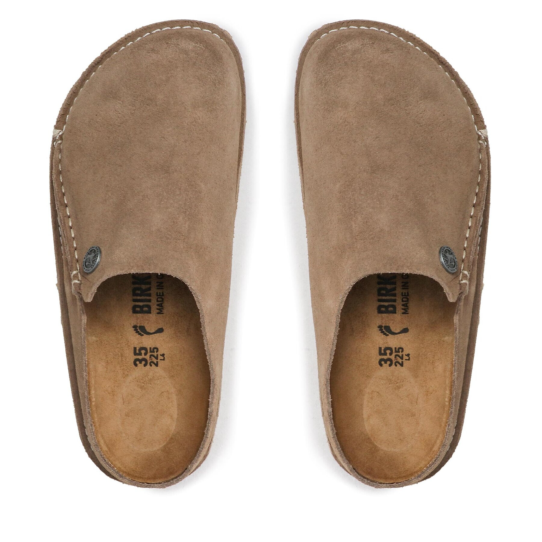 Birkenstock Пантофи Zermatt 1021366 Сив - Pepit.bg