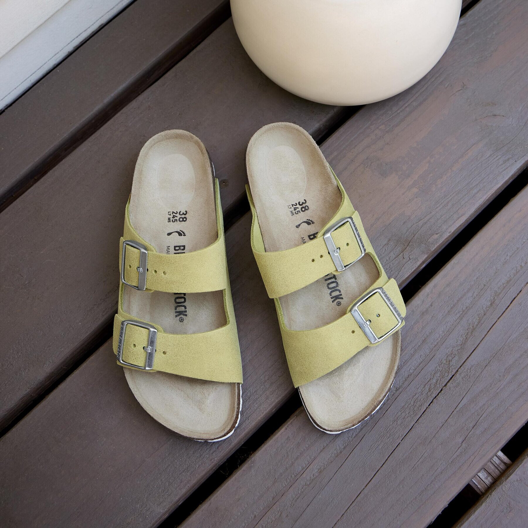 Birkenstock Чехли Arizona 1024201 Бежов - Pepit.bg