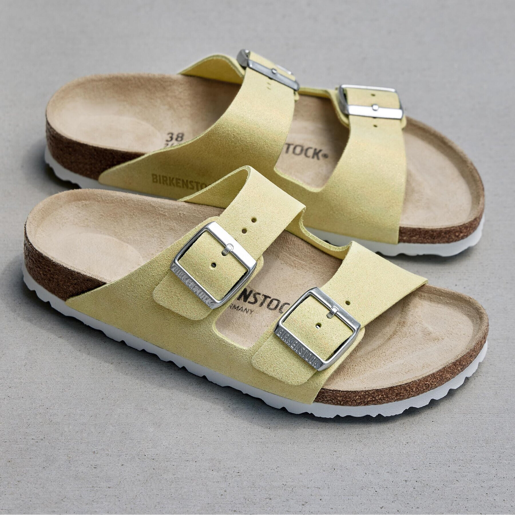 Birkenstock Чехли Arizona 1024201 Бежов - Pepit.bg